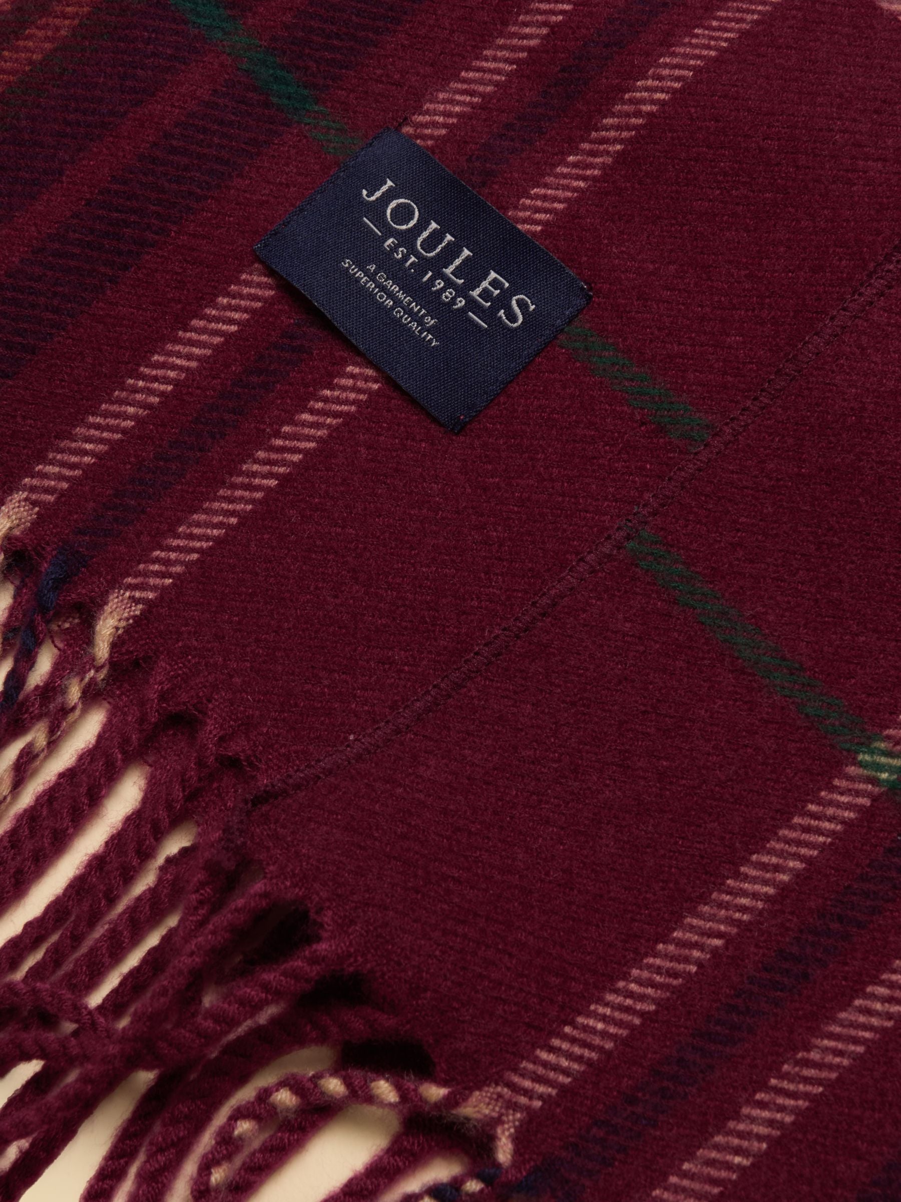 Langtree Red Check Scarf