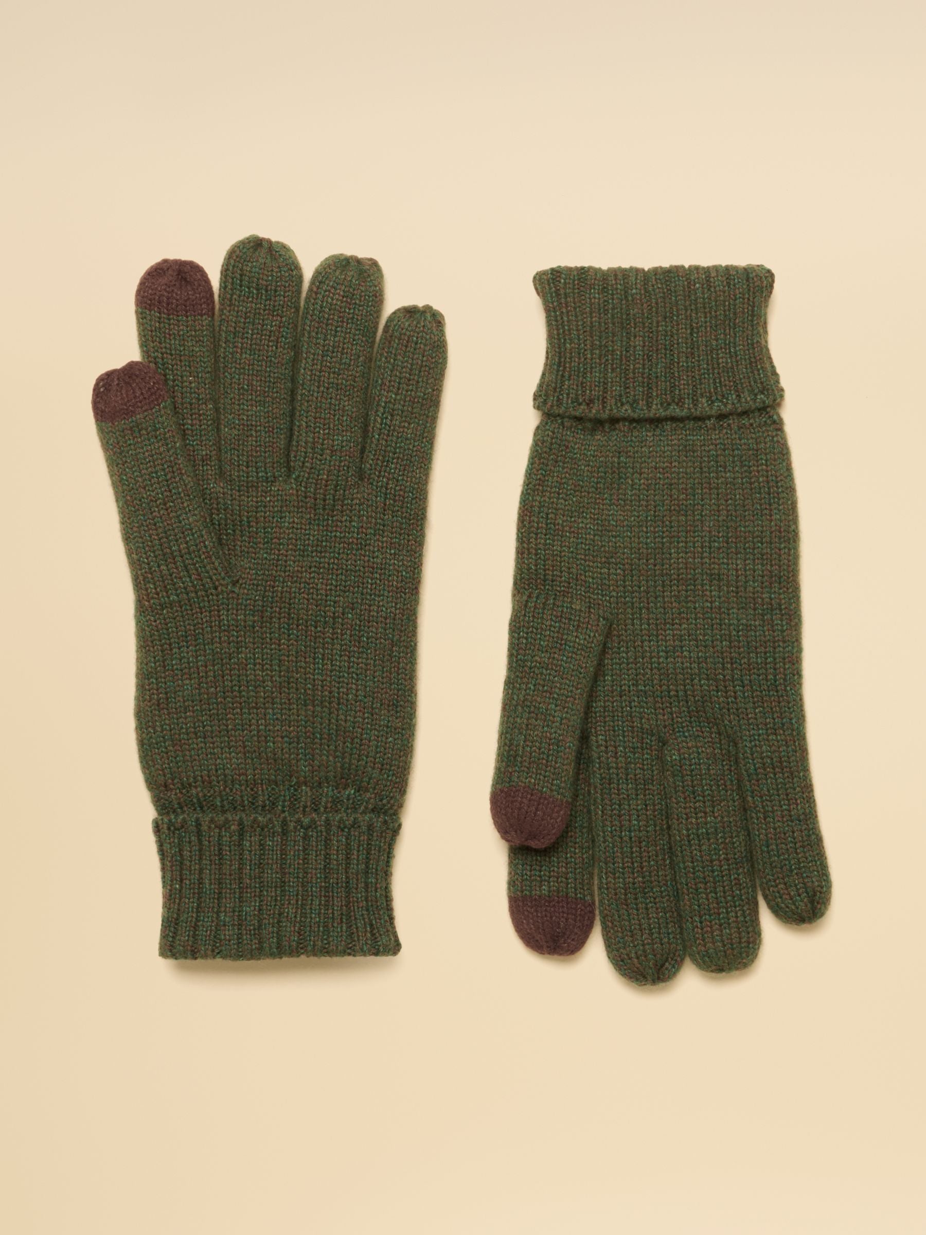 Hammond Green Fleece Lined Gloves