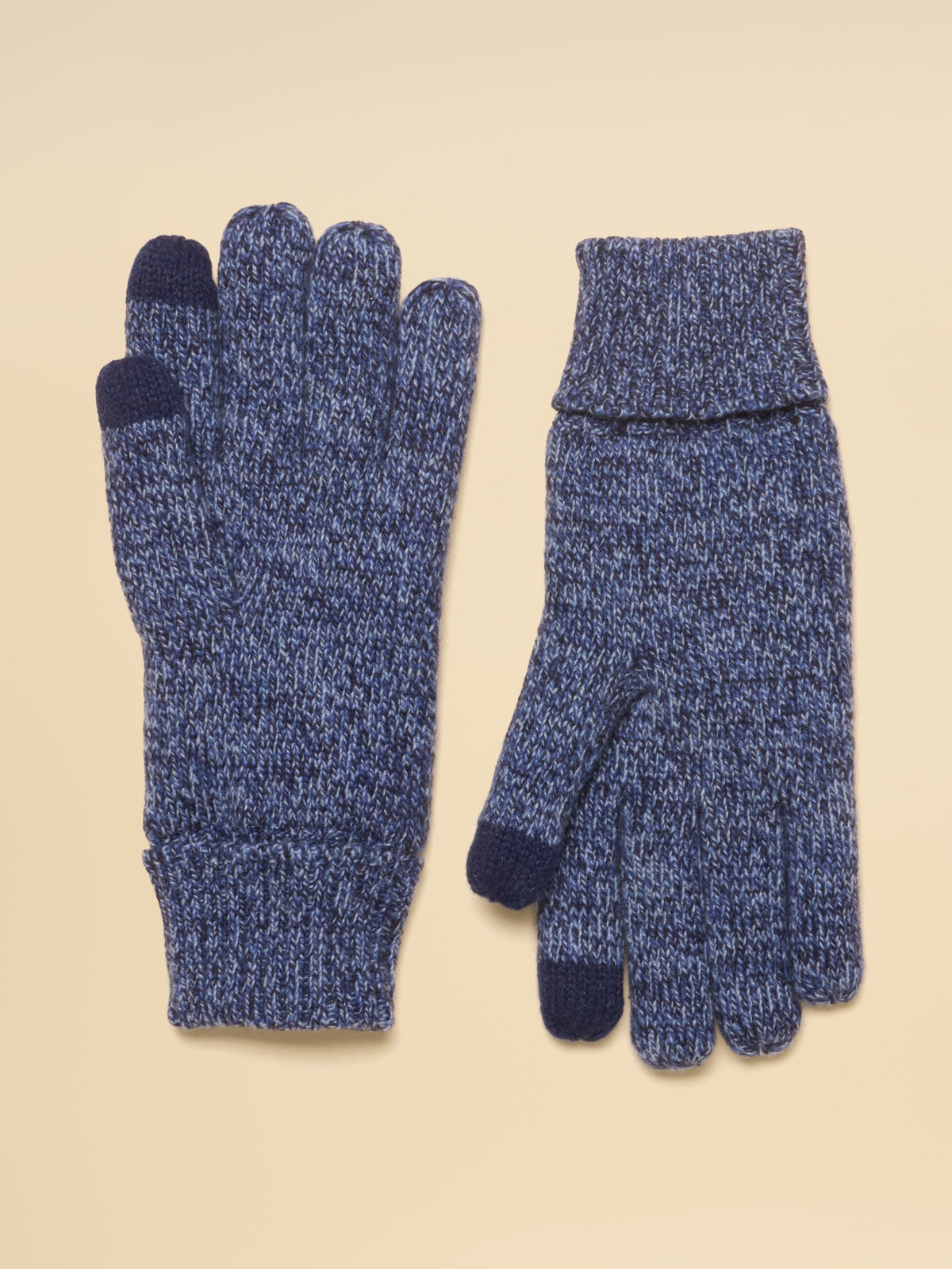 Fleece Lined Touchscreen Gloves - Blue
