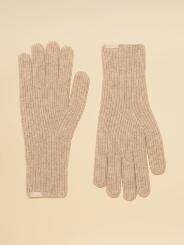 Fine Knit Oatmeal Gloves