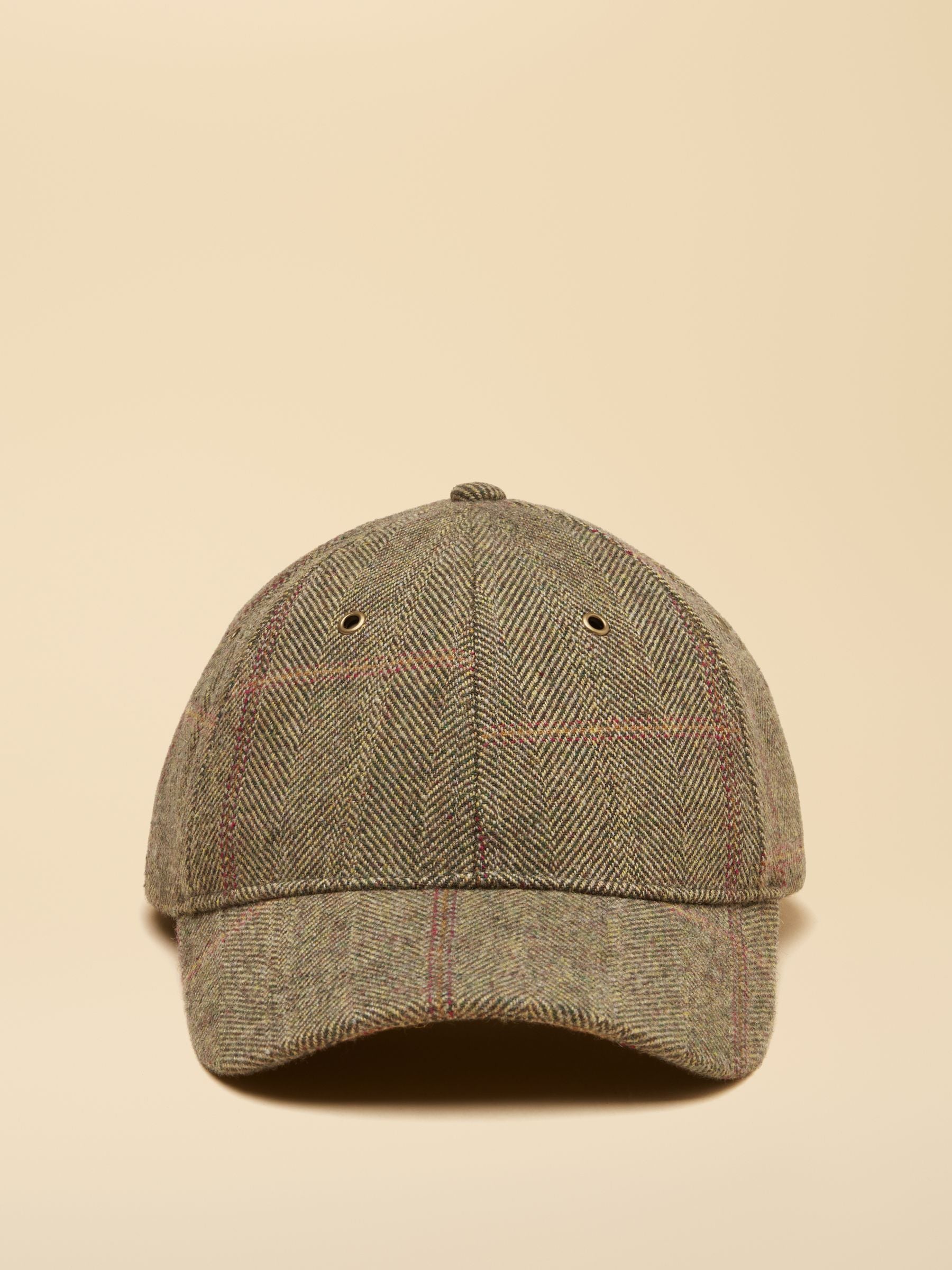 Perry Khaki Tweed Baseball Cap