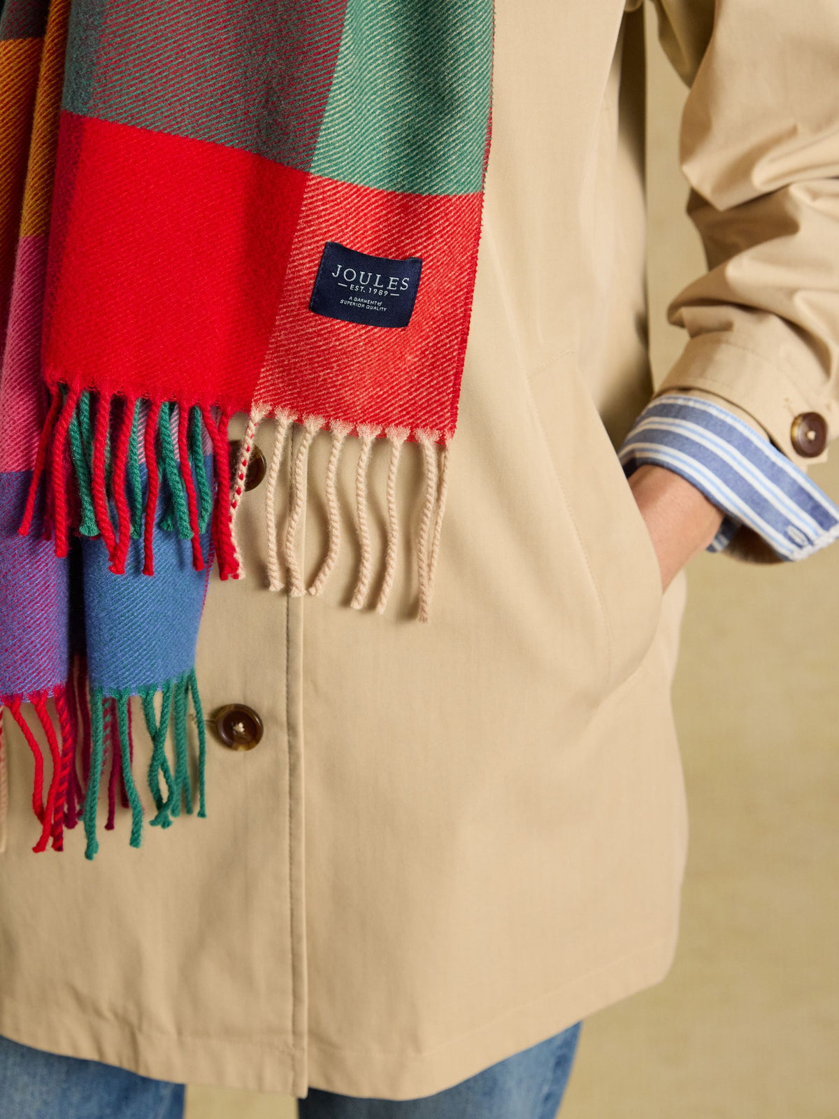 Scarf - Bright Gingham