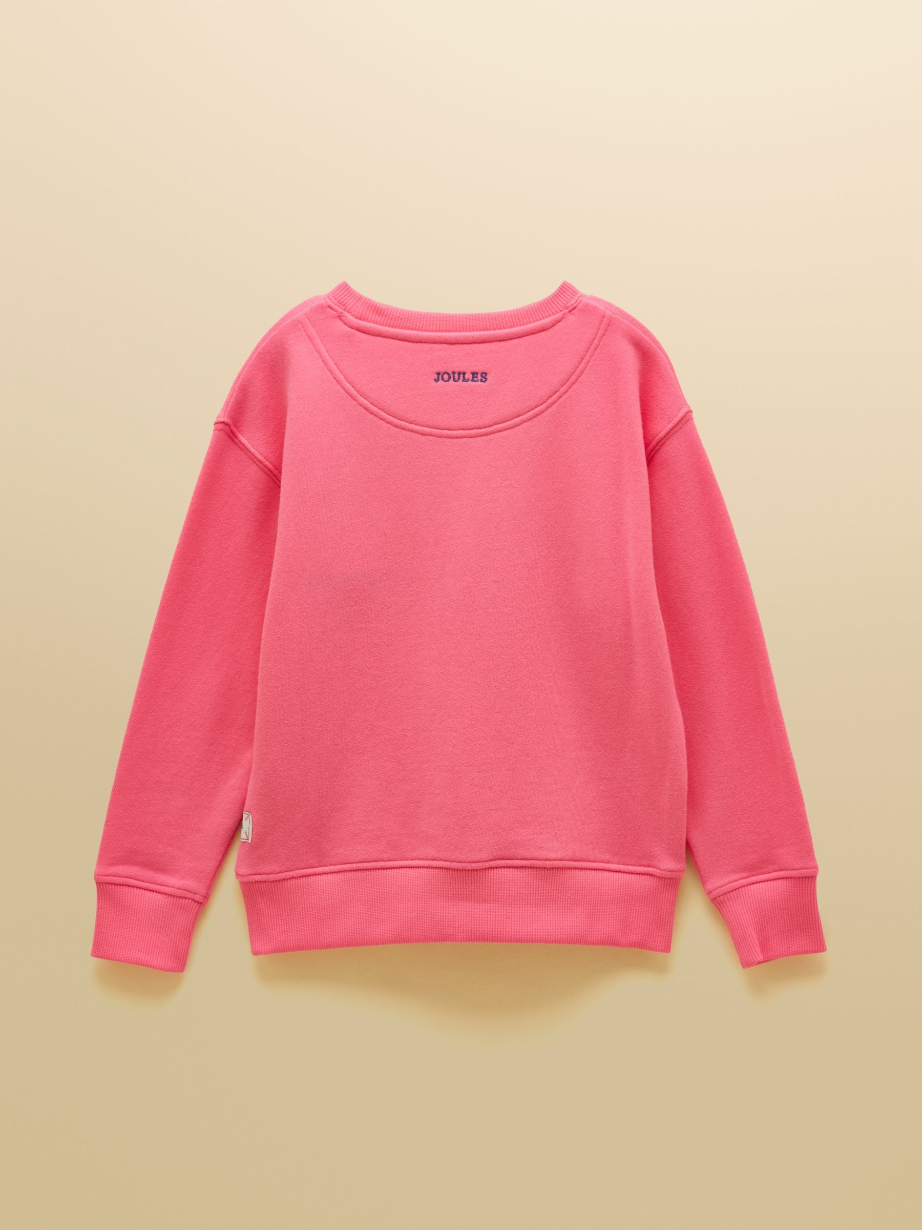 Kids' Sundaze Pink Slogan Crew Neck Sweatshirt