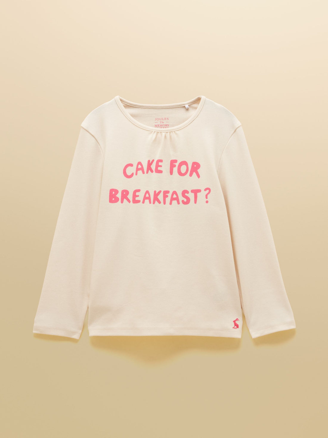 Kipwell Long Sleeve Pyjama Set – Cream/Pink