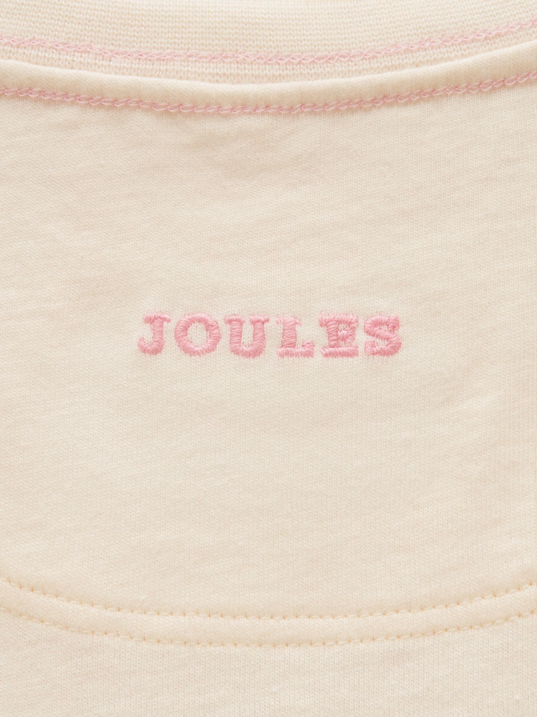 Girls' Ava Cream Applique Long Sleeve Top