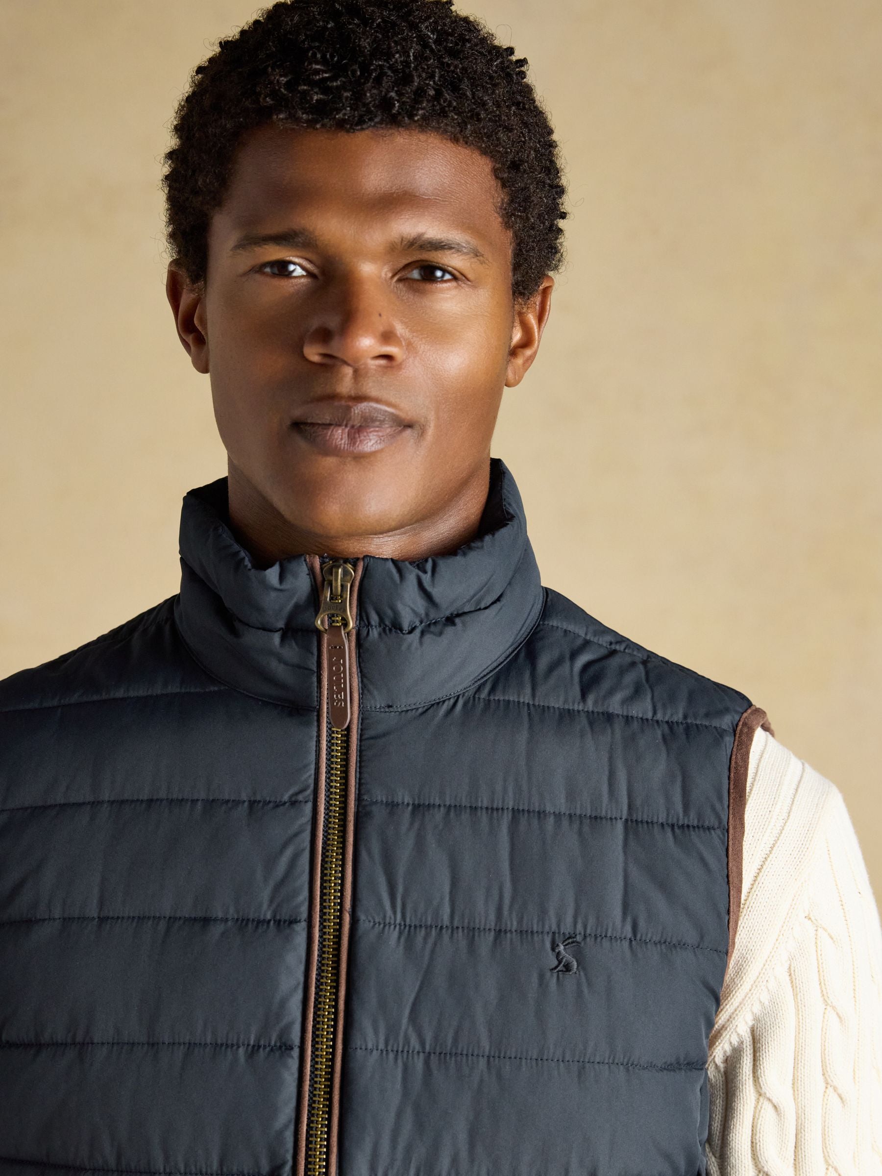 Navy Heritage Padded Gilet