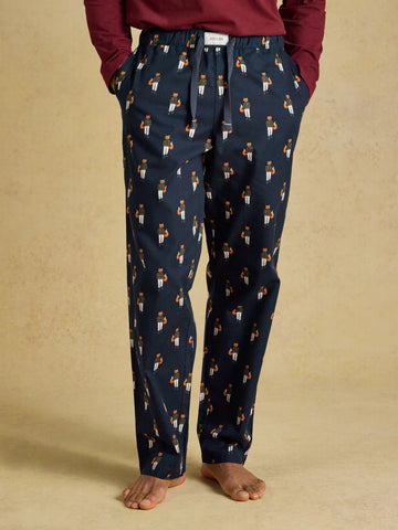 Dozer Relaxed Fit Pyjama Bottoms - Navy