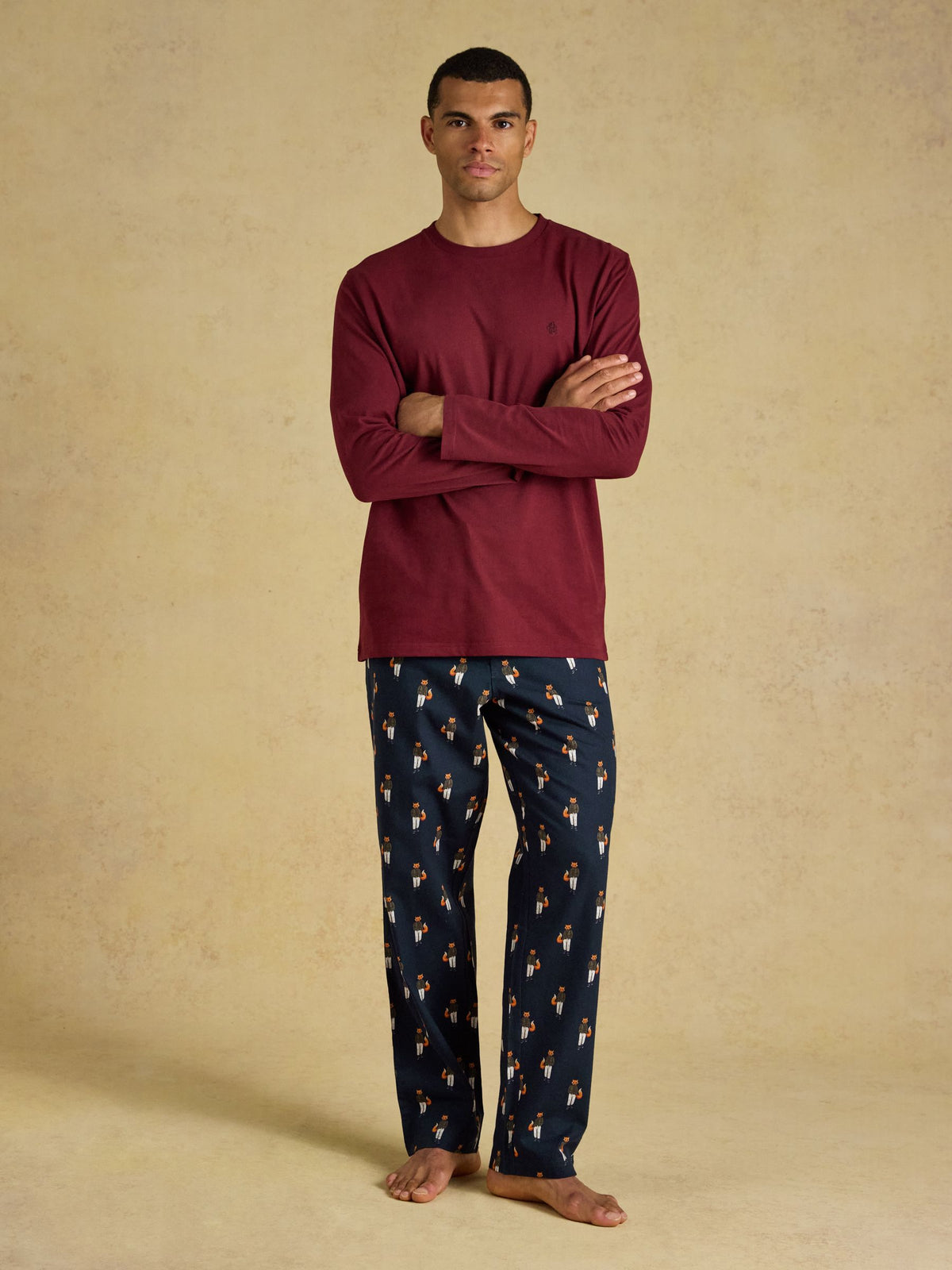 Dozer Relaxed Fit Pyjama Bottoms - Navy