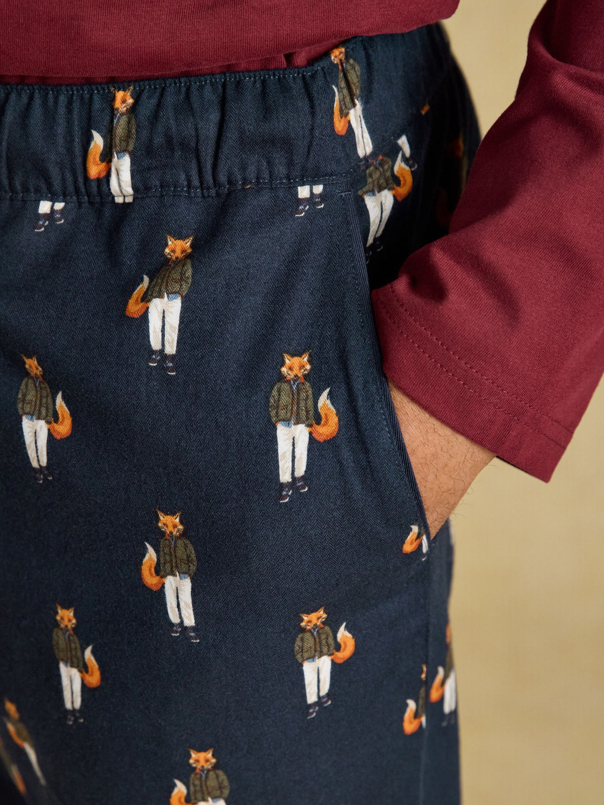 Dozer Relaxed Fit Pyjama Bottoms - Navy