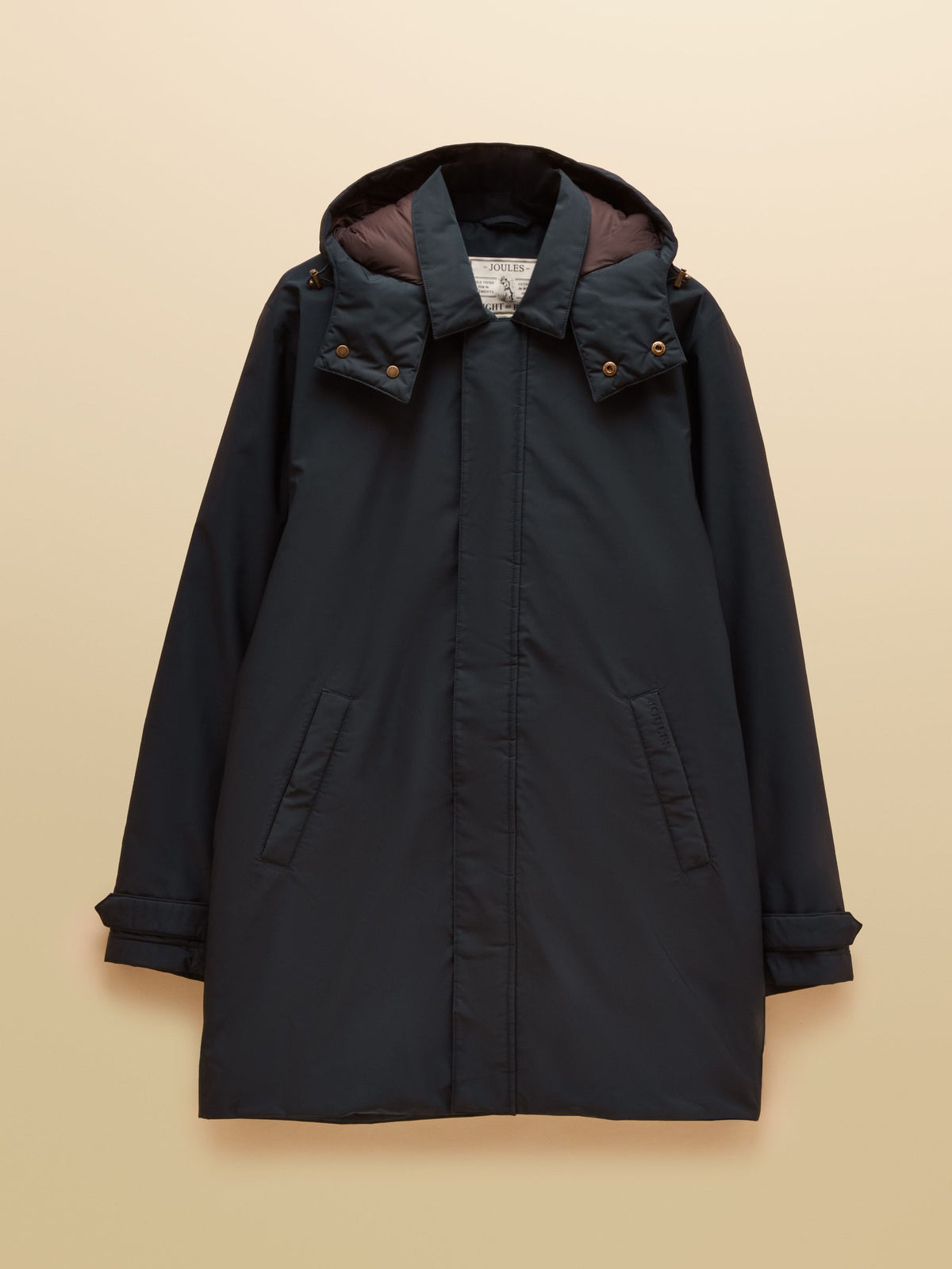 Longline Coat - Navy