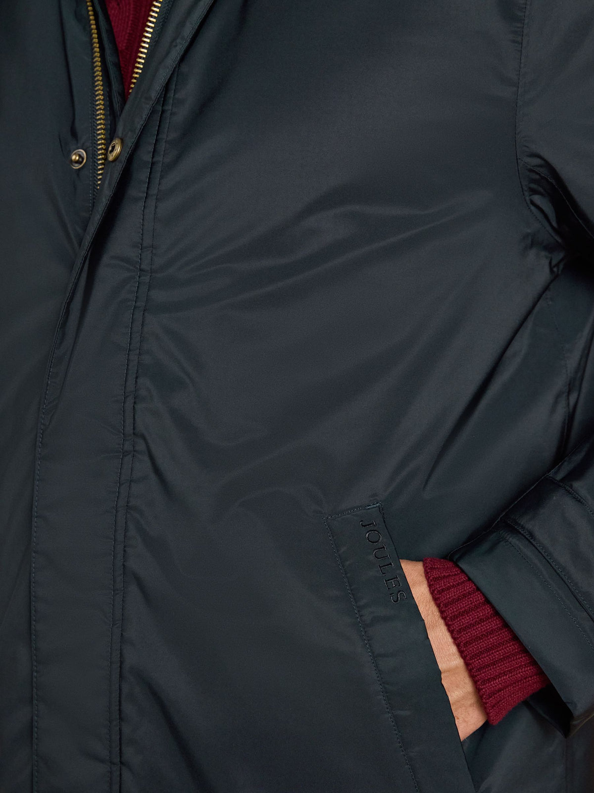 Longline Coat - Navy