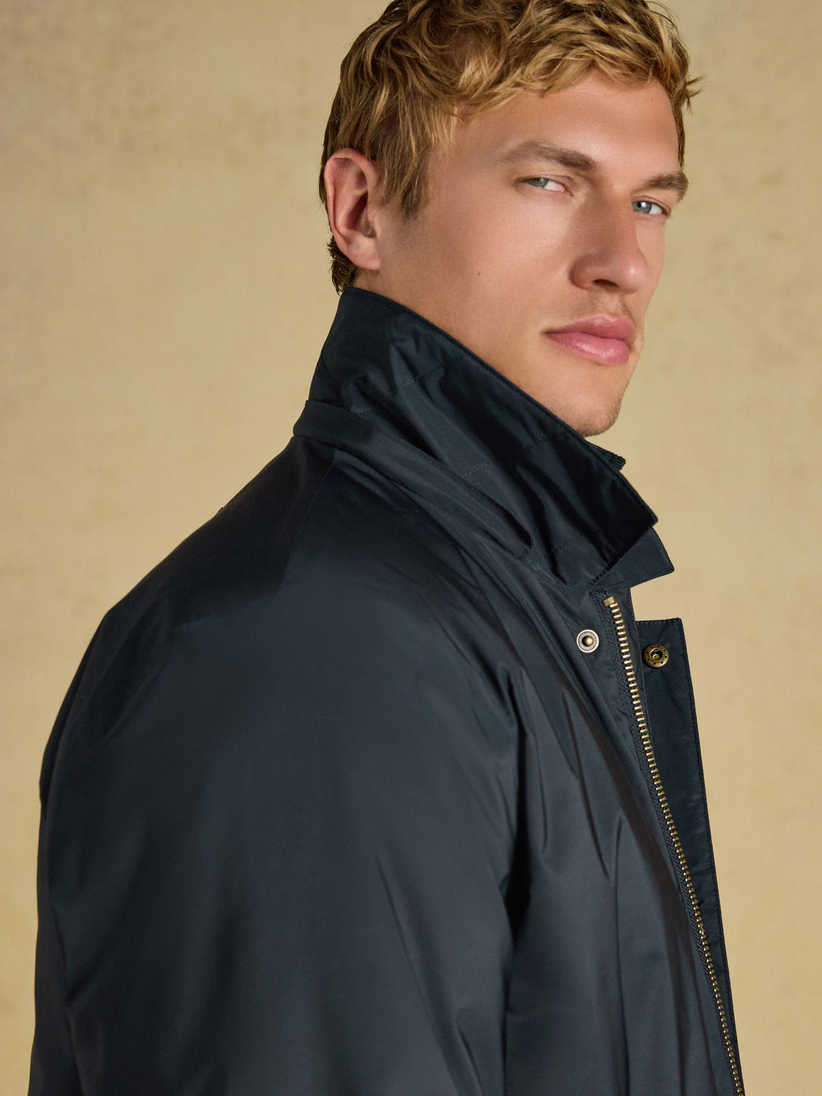 Longline Coat - Navy