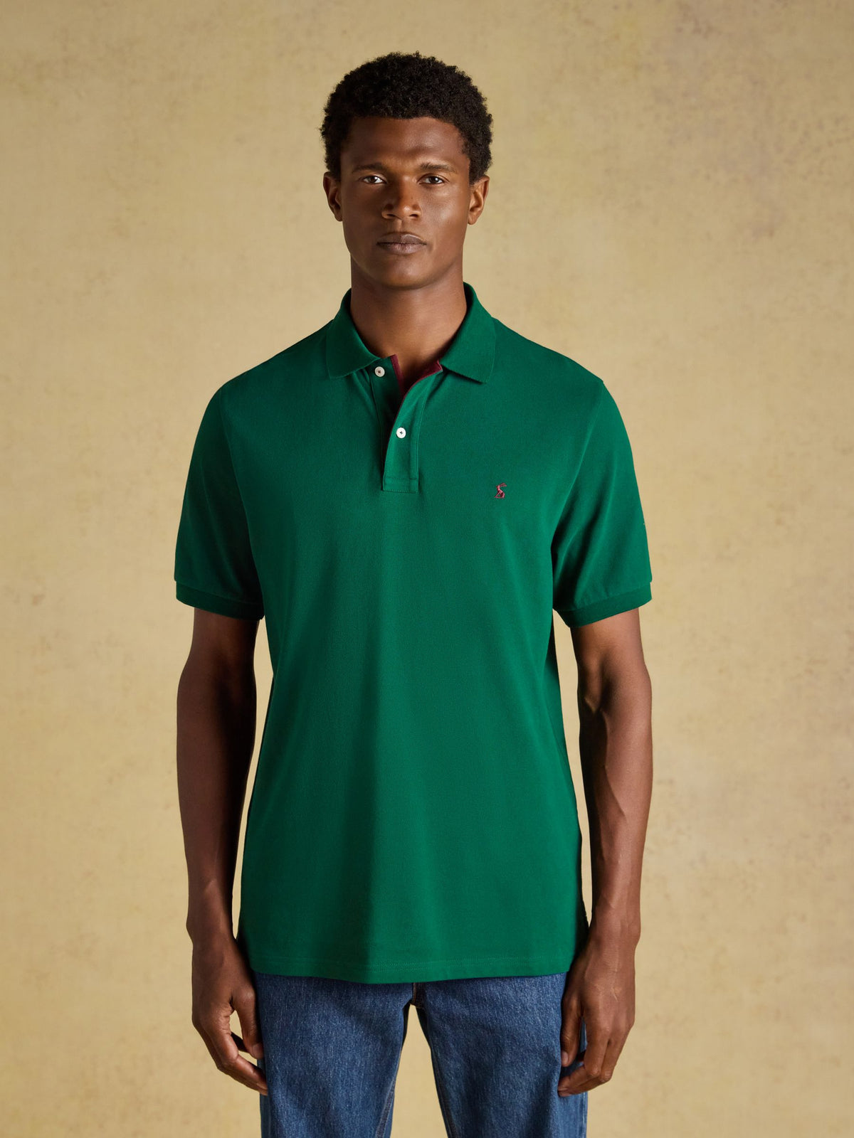 Cotton Pique Polo Shirt - Dark Green