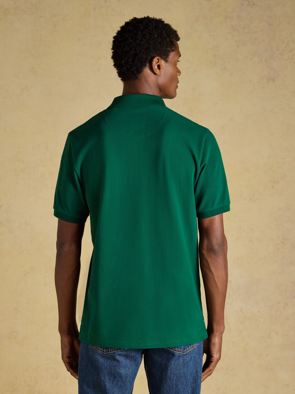 Cotton Pique Polo Shirt - Dark Green