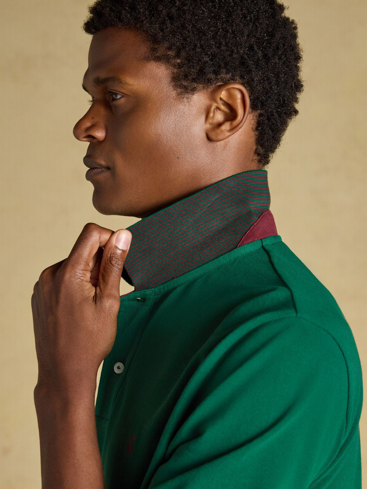 Cotton Pique Polo Shirt - Dark Green