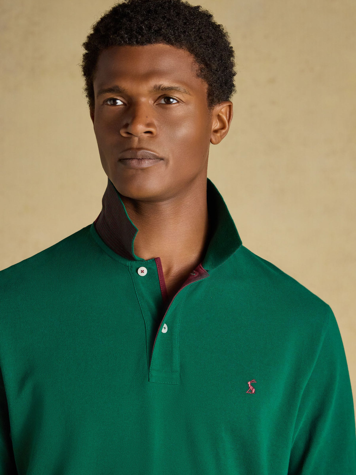 Cotton Pique Polo Shirt - Dark Green