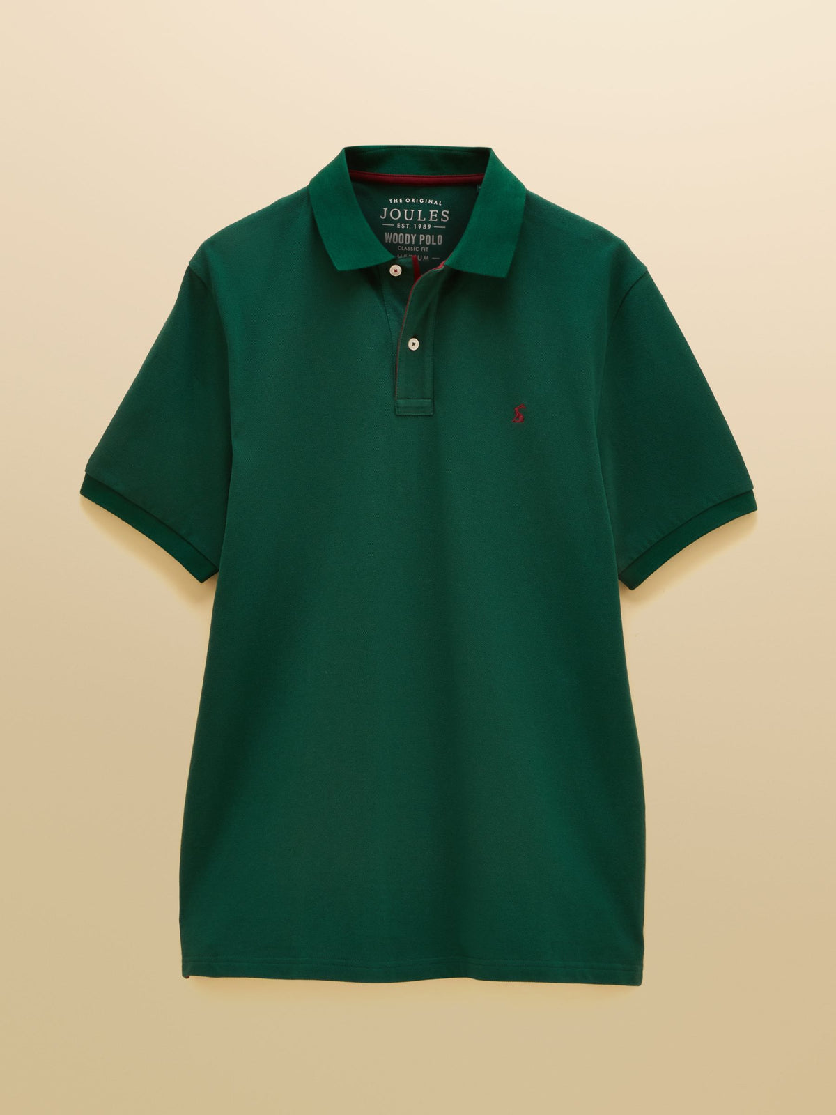Cotton Pique Polo Shirt - Dark Green