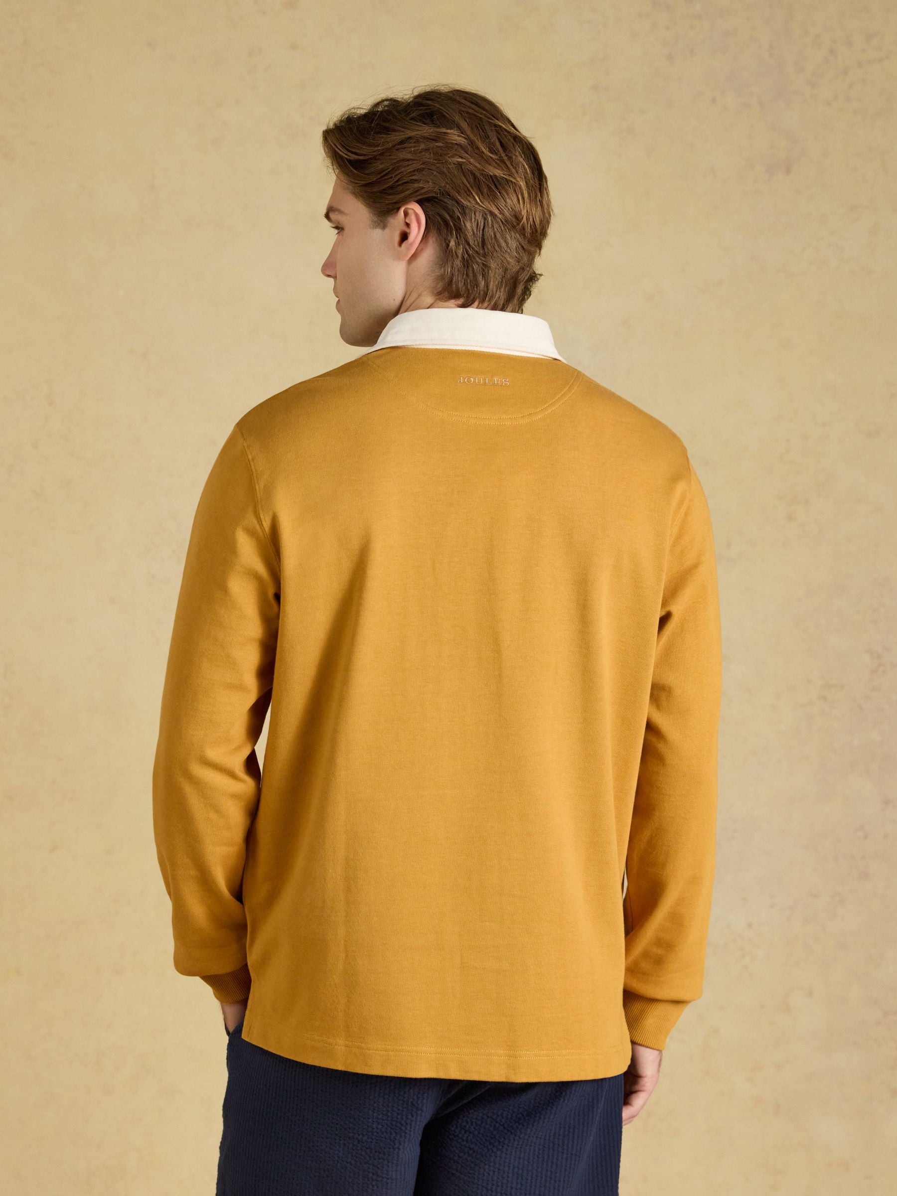 Yellow Rugby Club Long Sleeve Plain Shirt