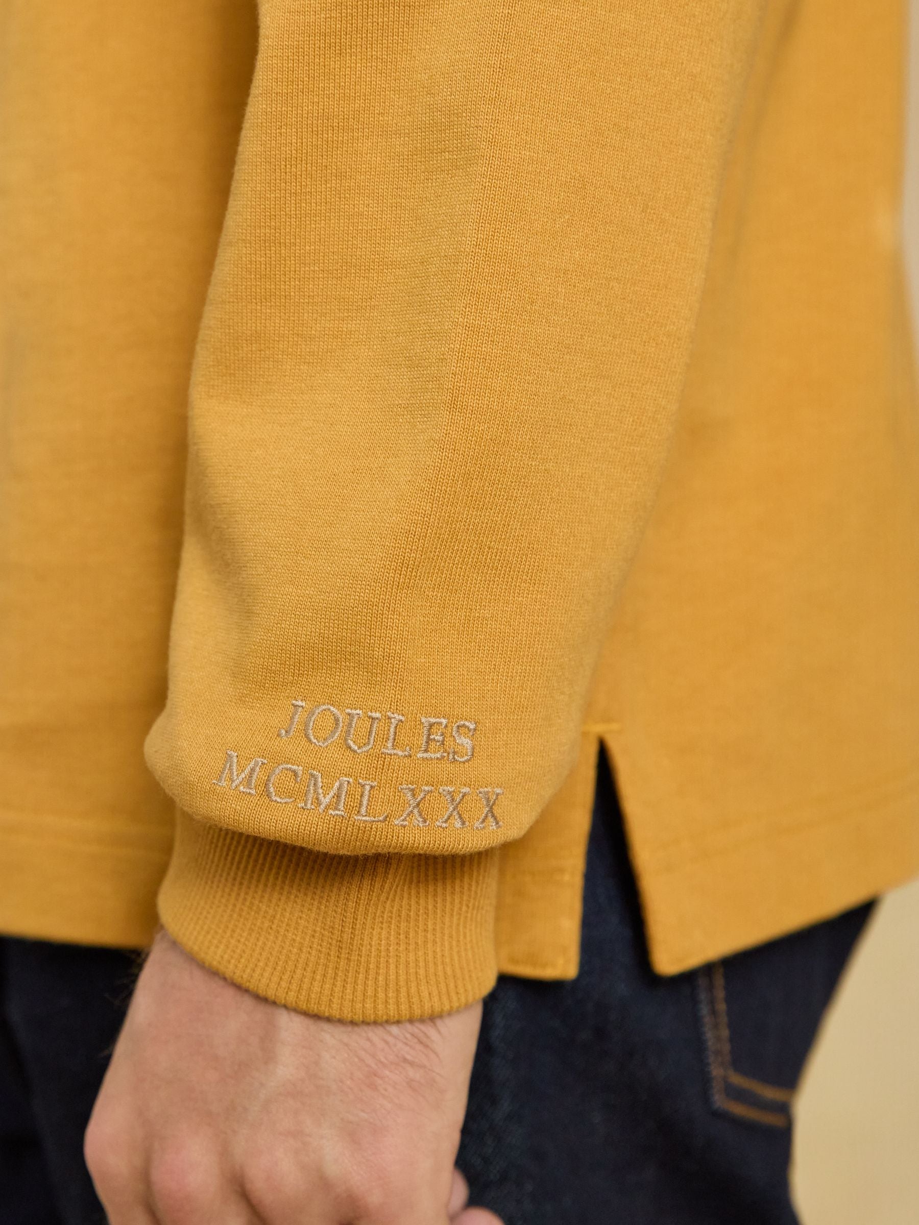 Yellow Rugby Club Long Sleeve Plain Shirt