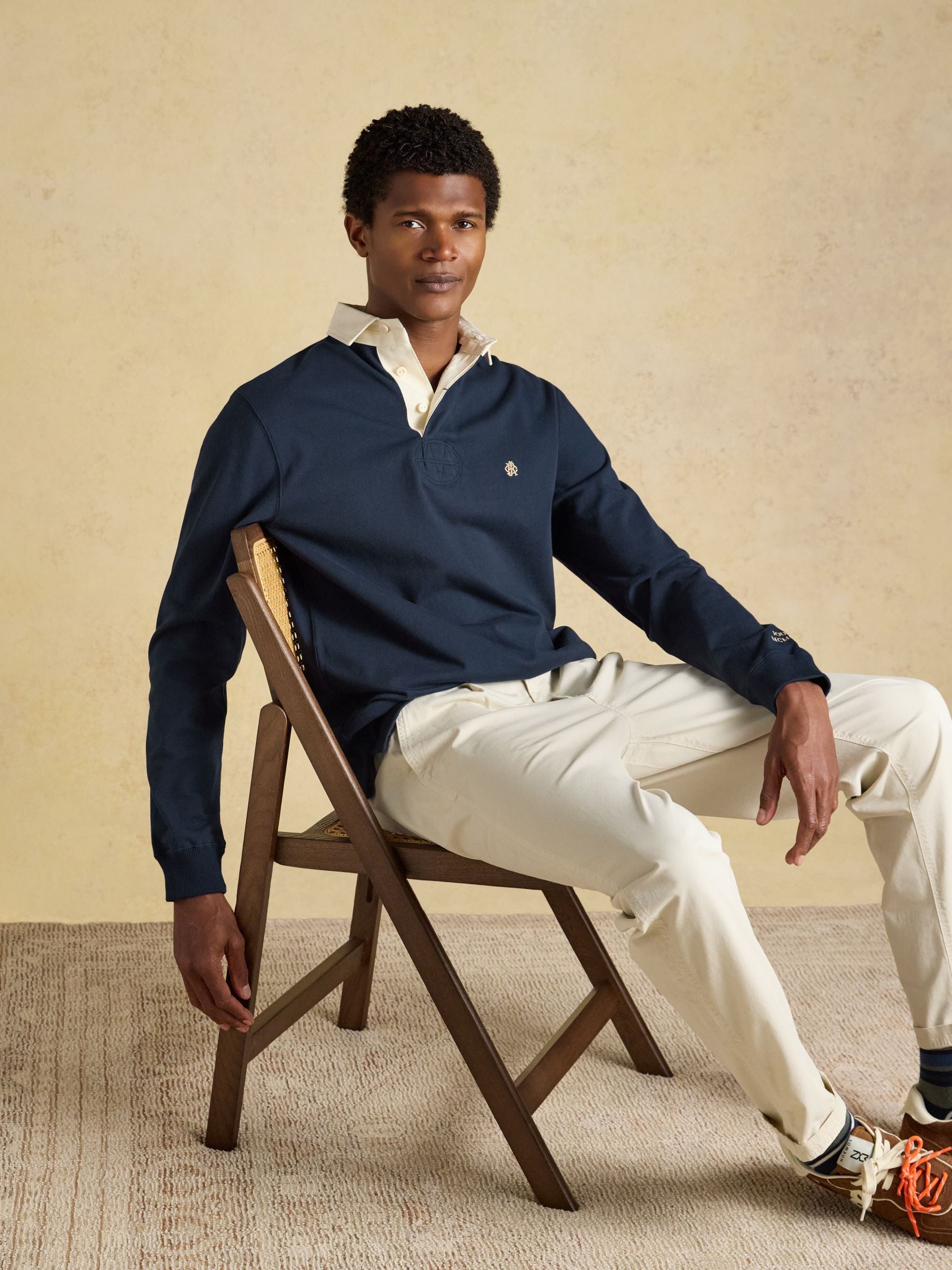 Navy Rugby Club Long Sleeve Shirt