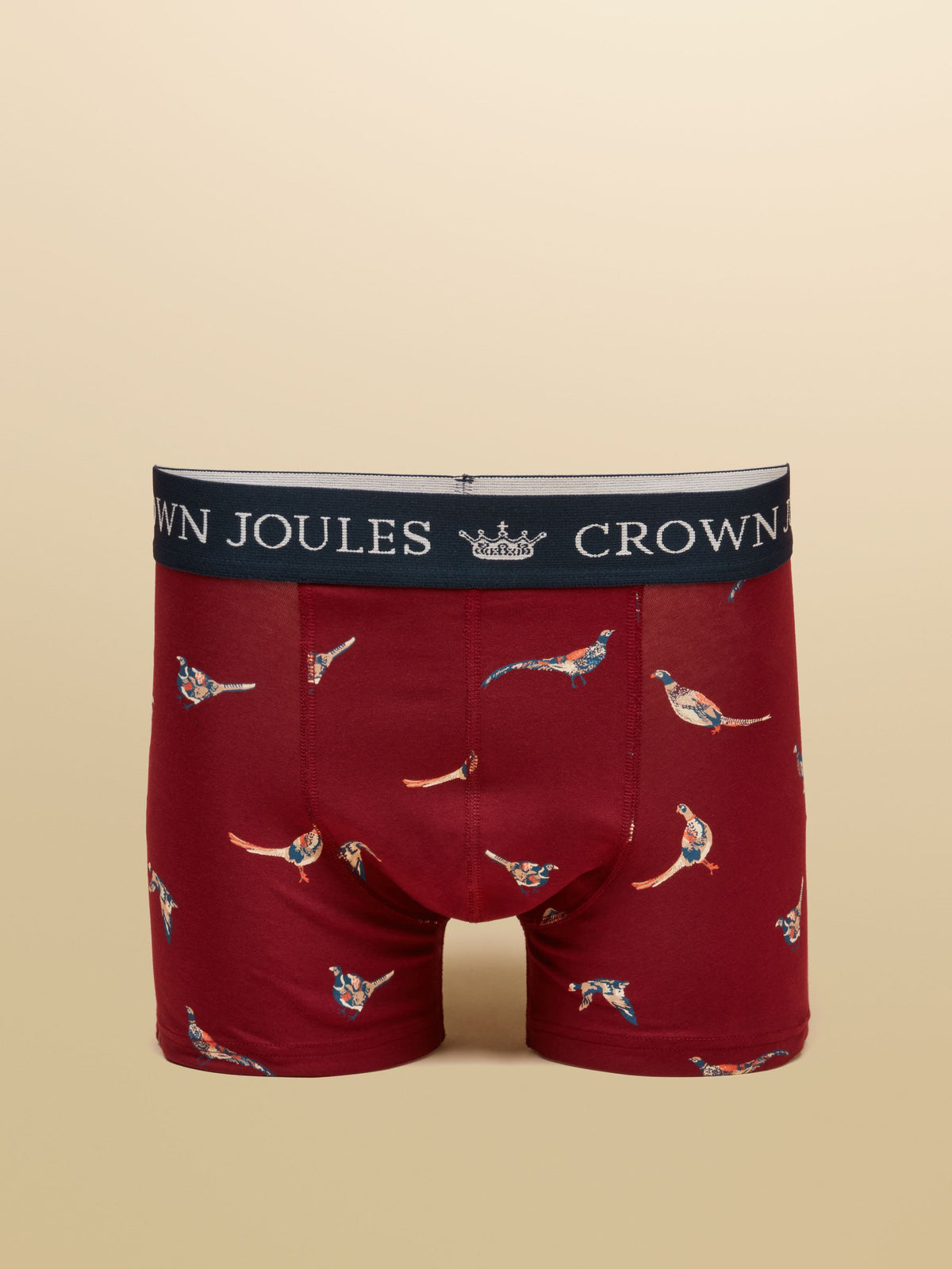 Cotton Jersey Boxer Shorts 2 pack - Navy/Burgundy