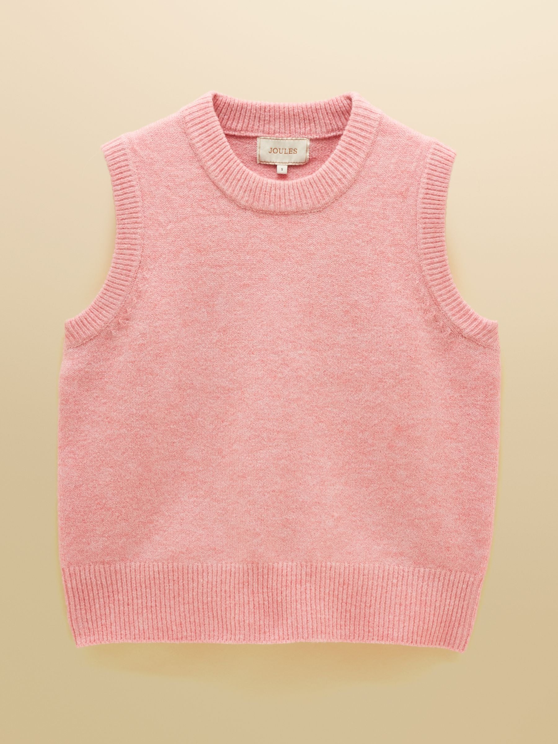 Holly Pale Pink Knitted Vest