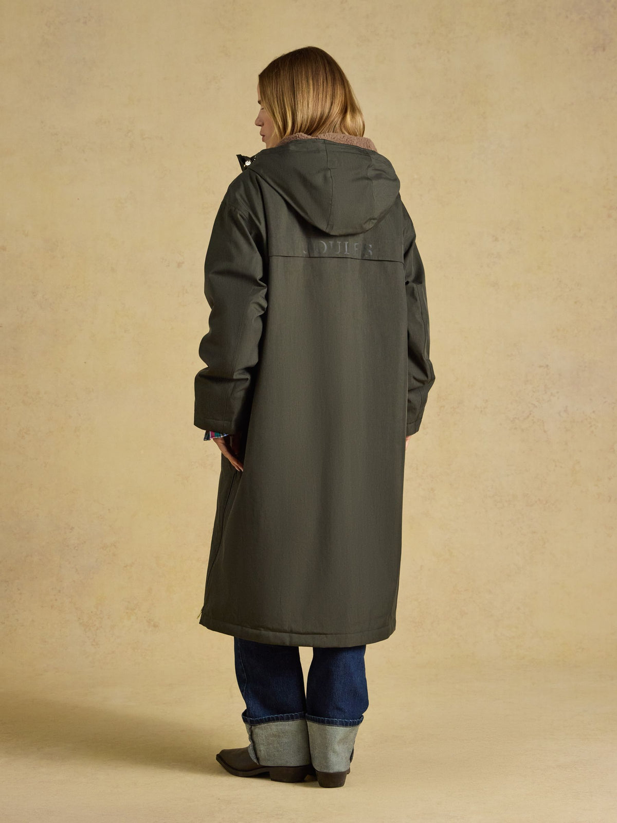 Coverall Fleece Lined Waterproof Coat - Green