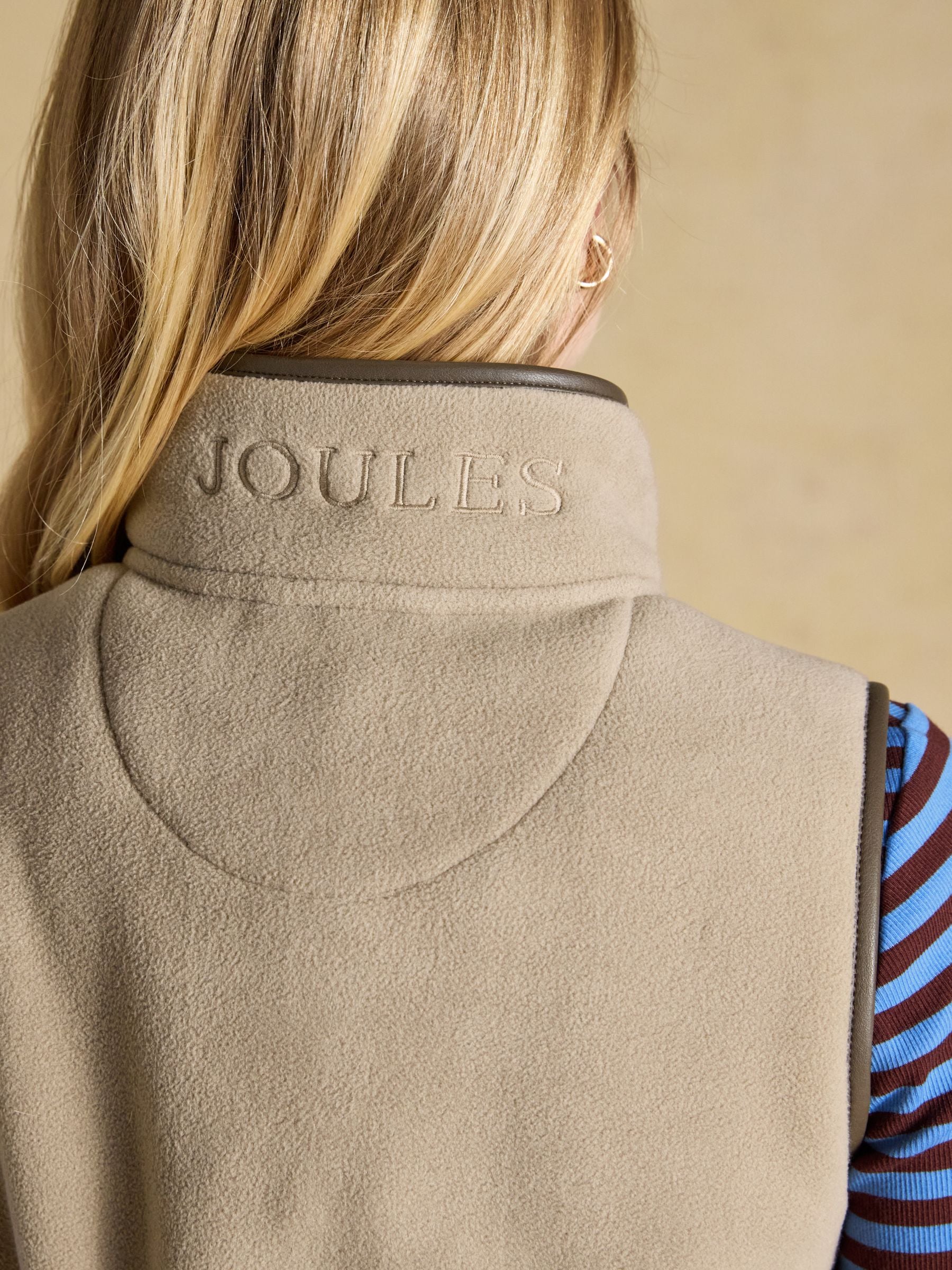 Heritage Mink Brown Regular Fleece Gilet