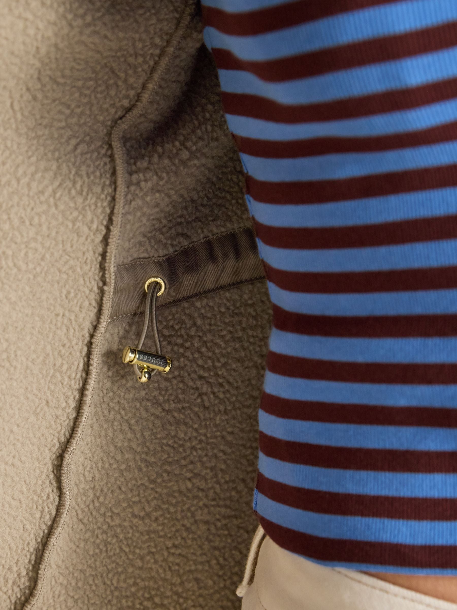 Heritage Mink Brown Regular Fleece Gilet