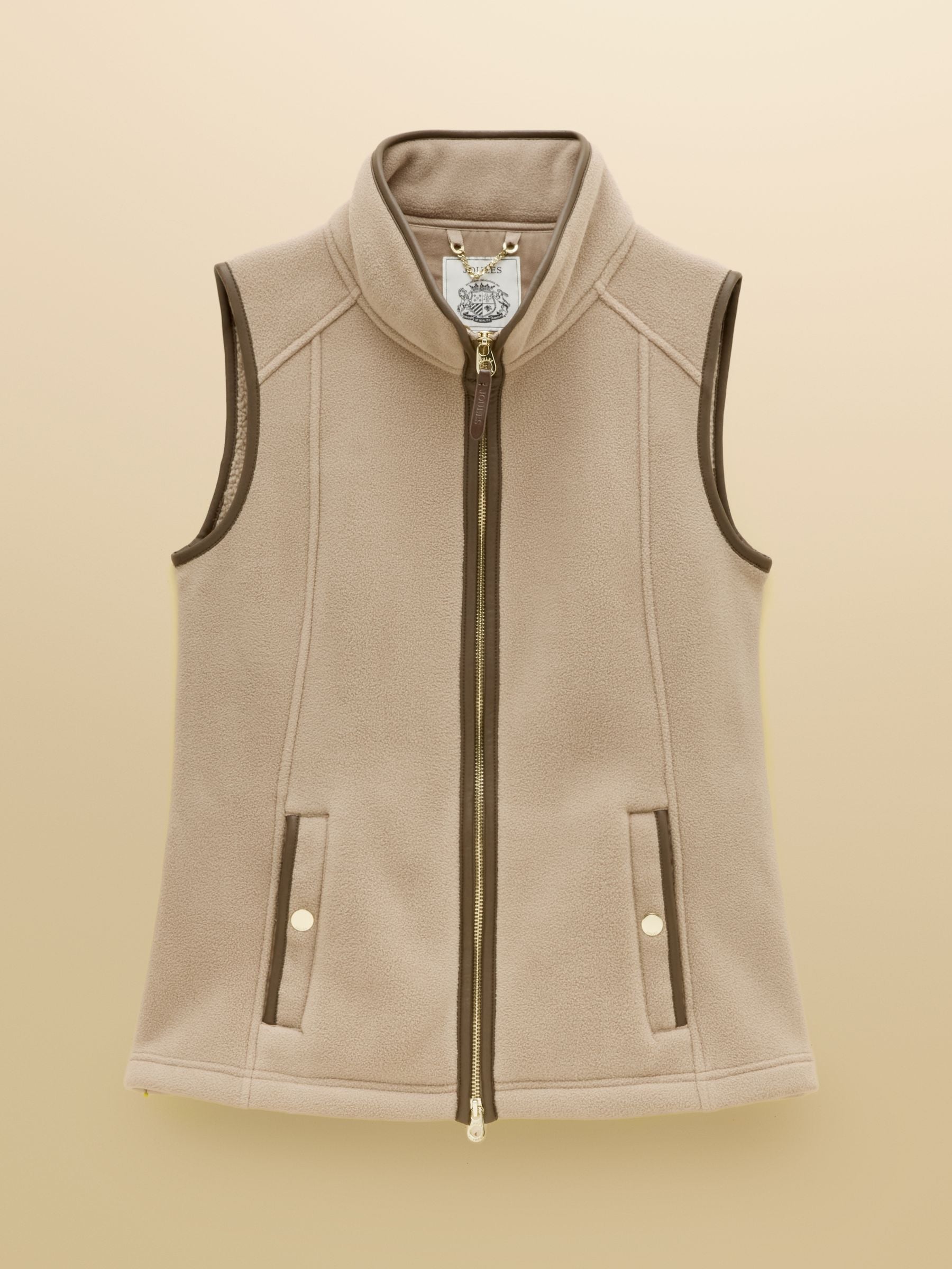 Heritage Mink Brown Regular Fleece Gilet