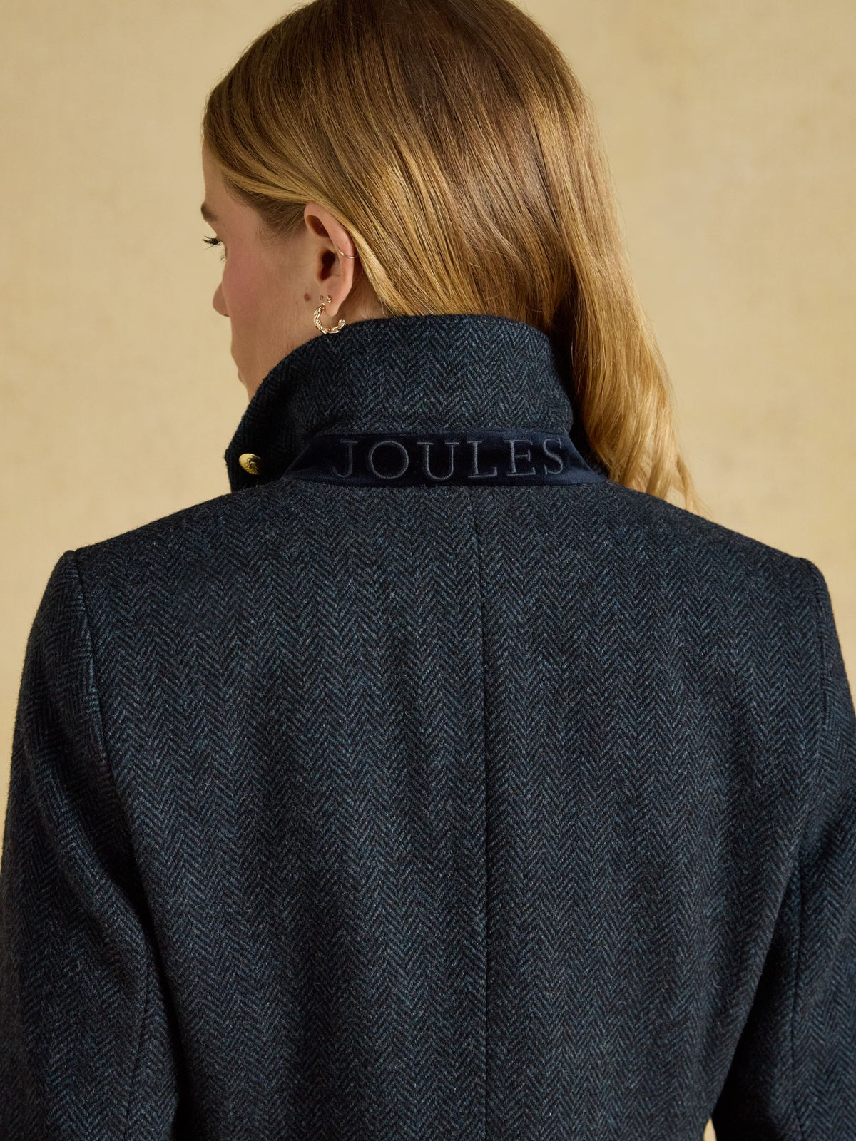 Canterley Tweed Blazer - Navy Herringbone