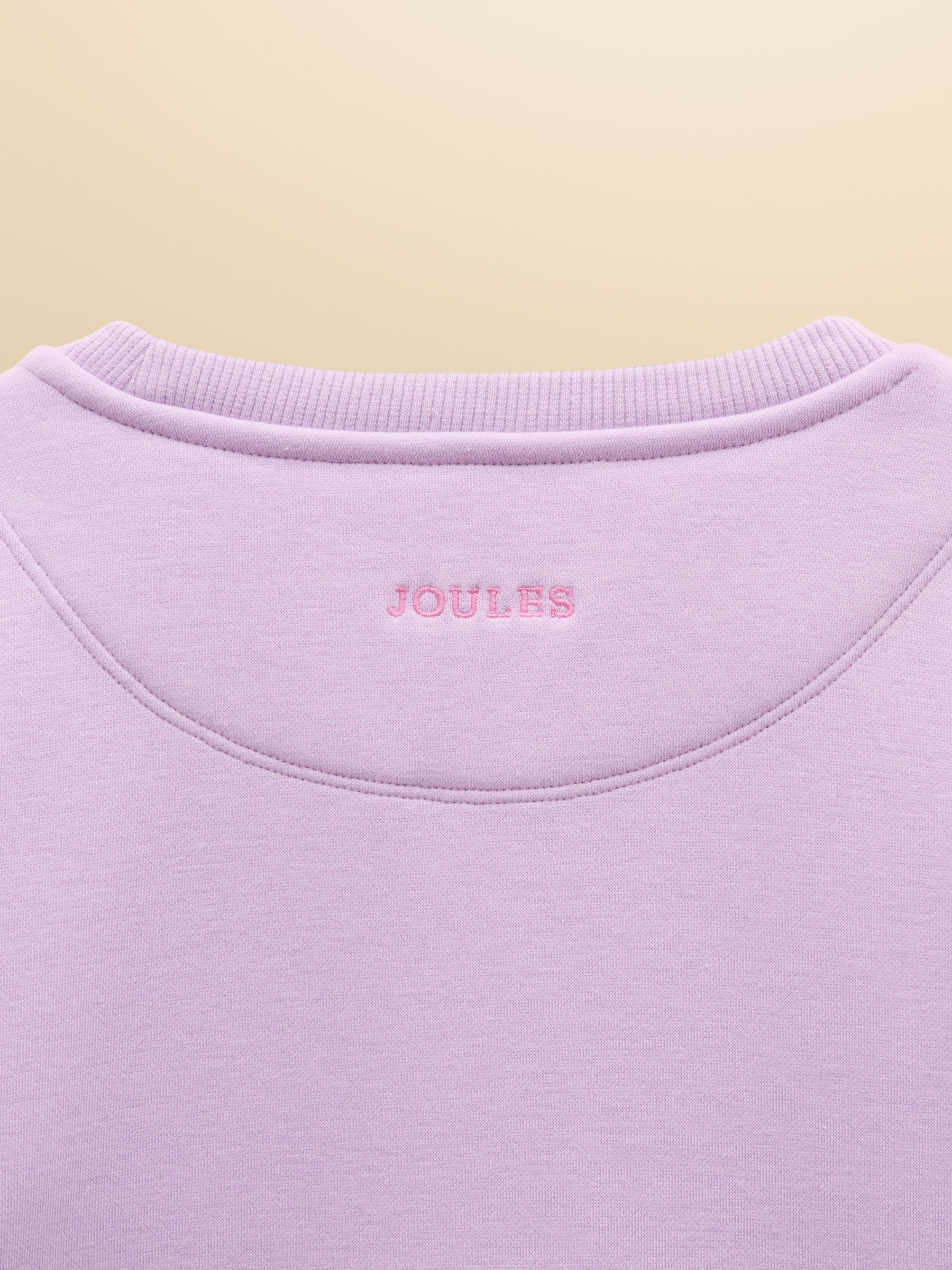 Kids' Mackenzie Lilac Purple Sweatshirt With Faux Fur Lining