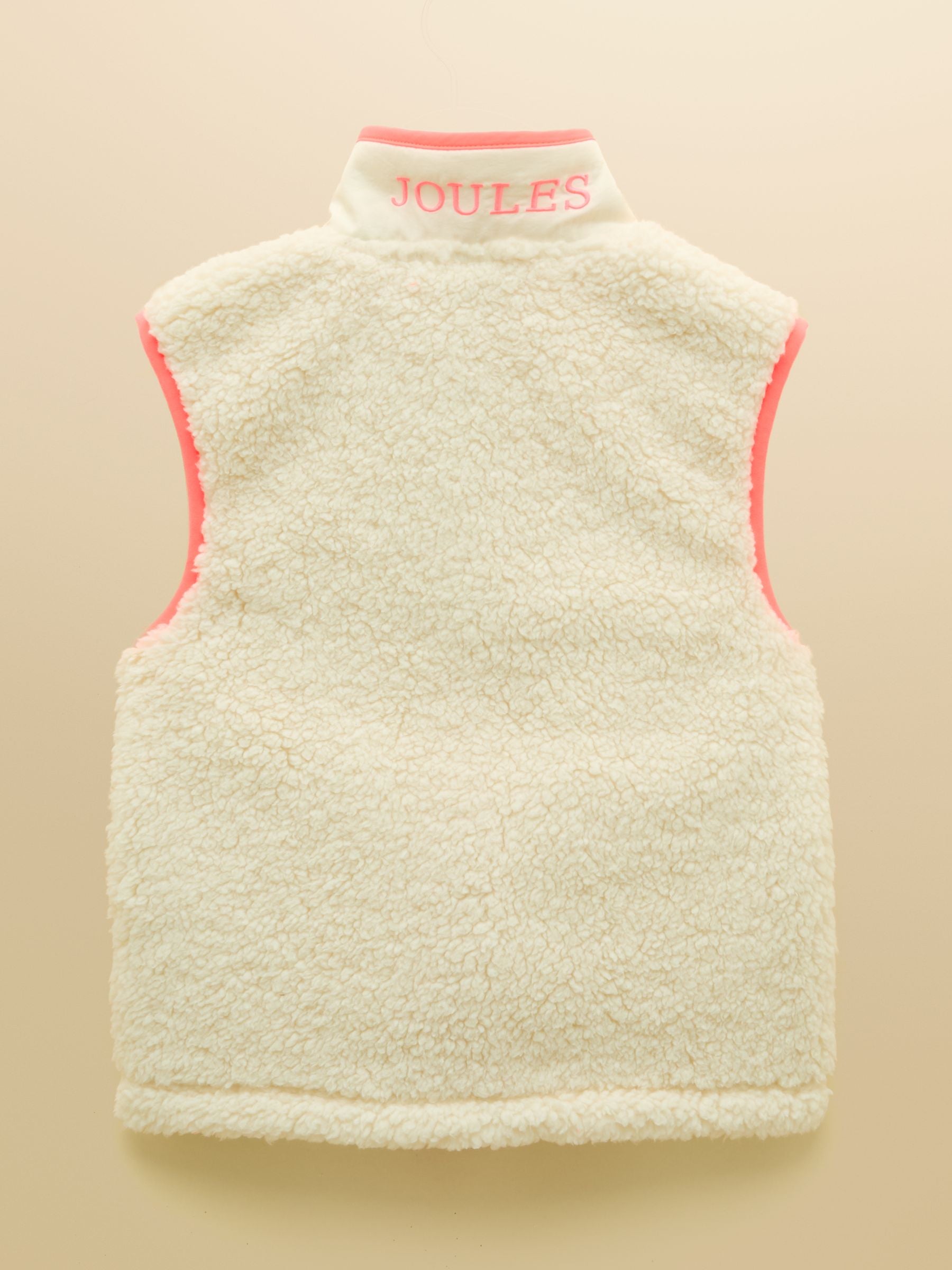 Girls' Tilly Cream Fleece Gilet