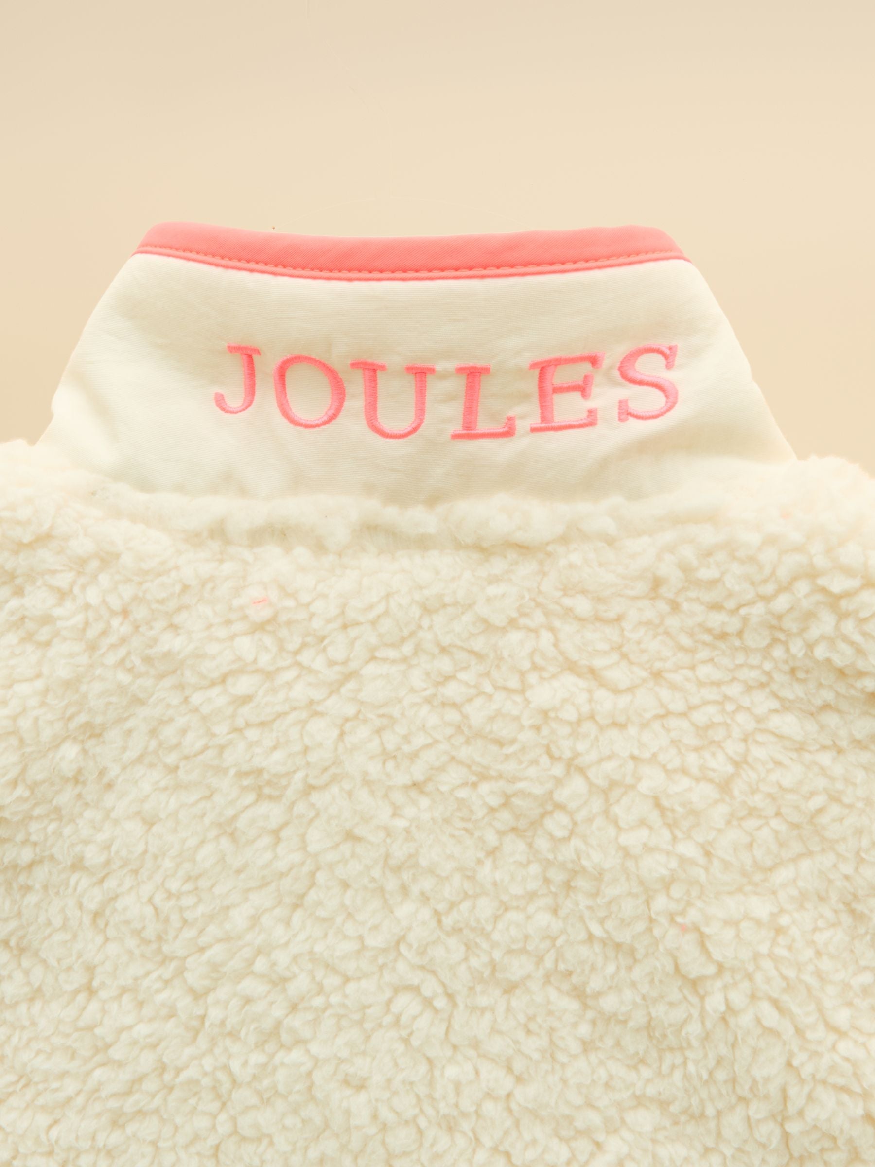 Girls' Tilly Cream Fleece Gilet