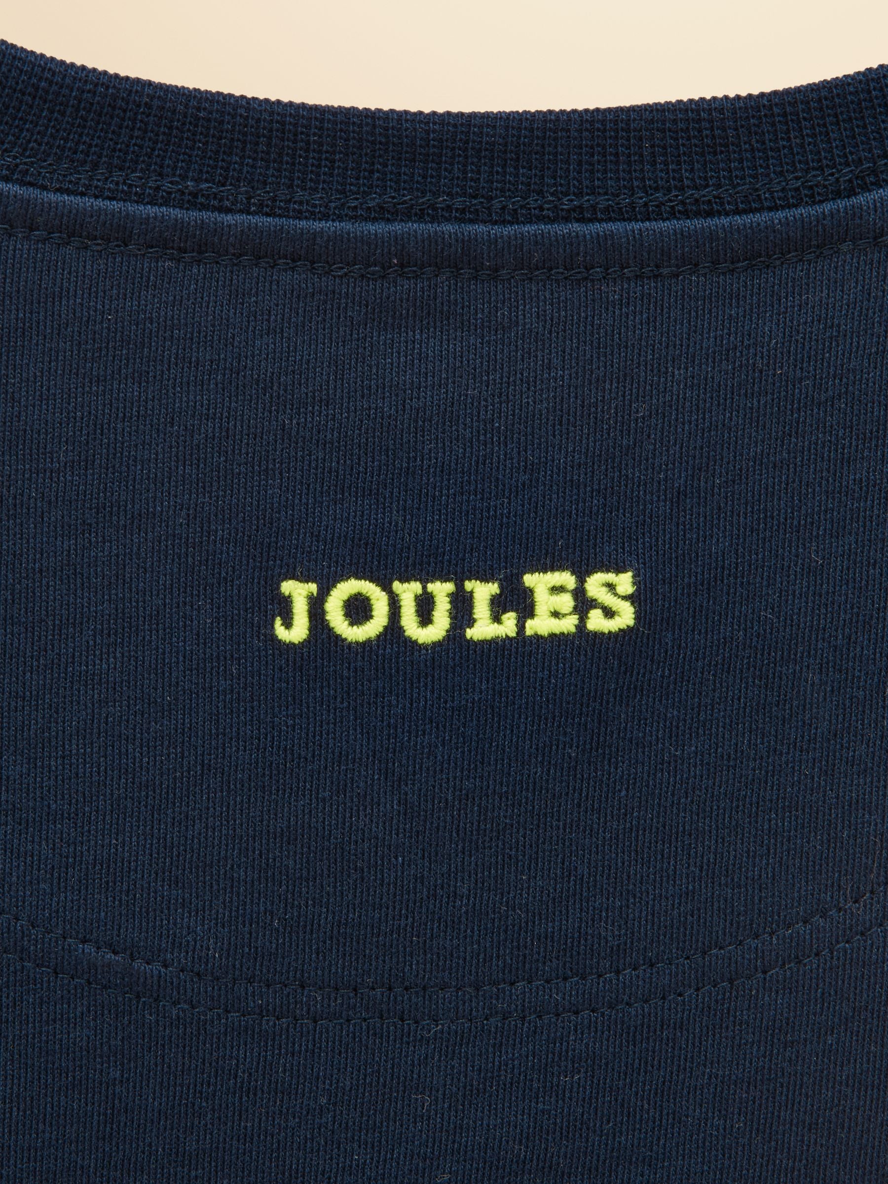 Boys' Finlay Navy Long Sleeve Superstitch Graphic T-Shirt
