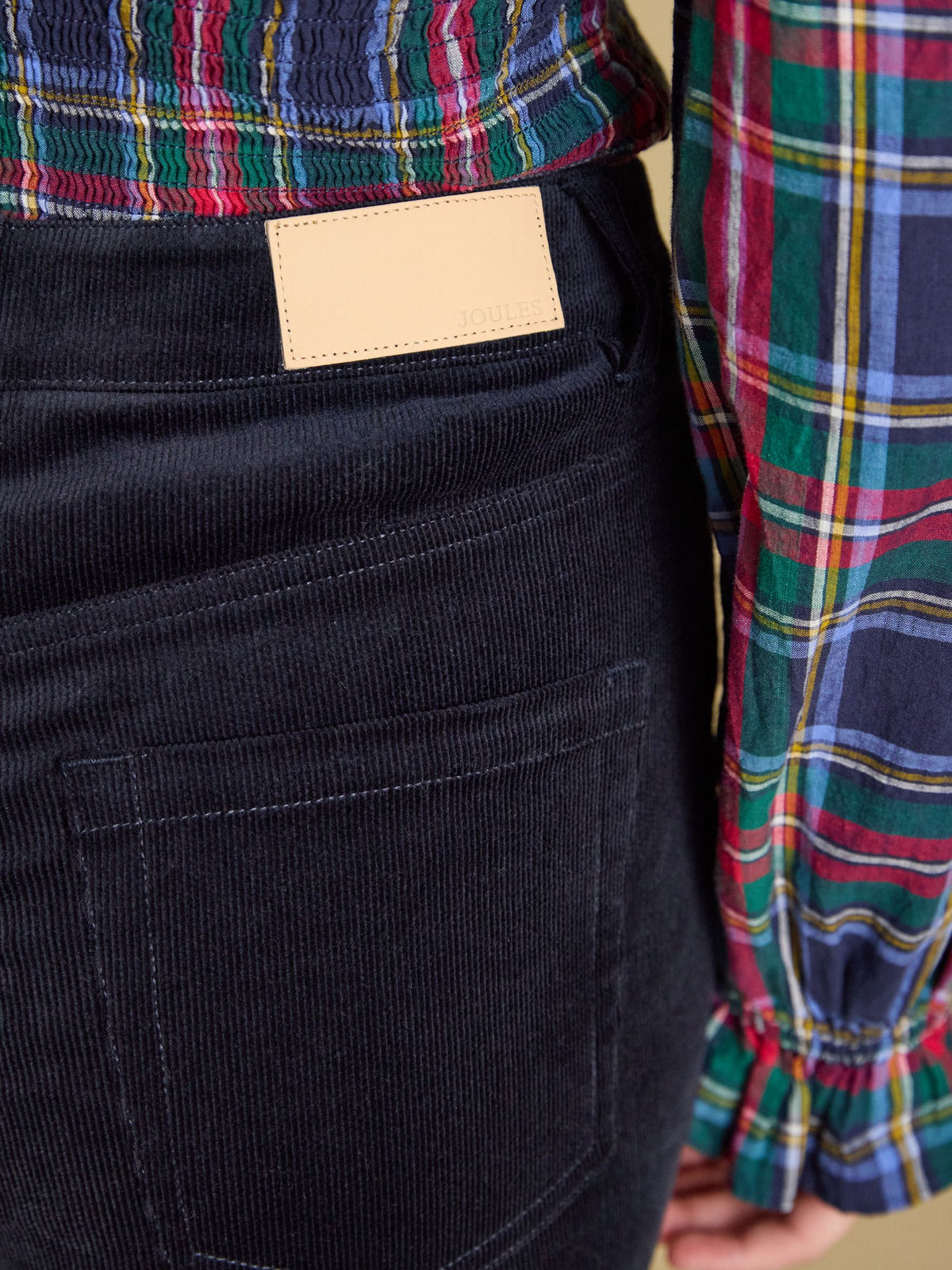 Slim Straight Cord Trouser – Navy