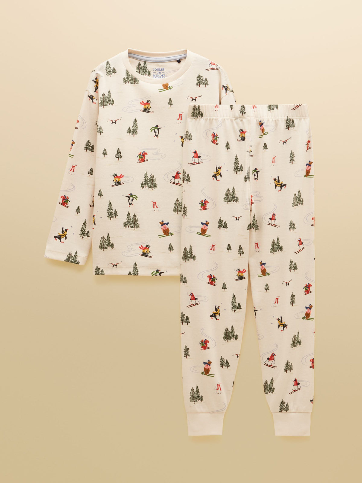 Kipwell Long Sleeve Pyjama Set – Cream