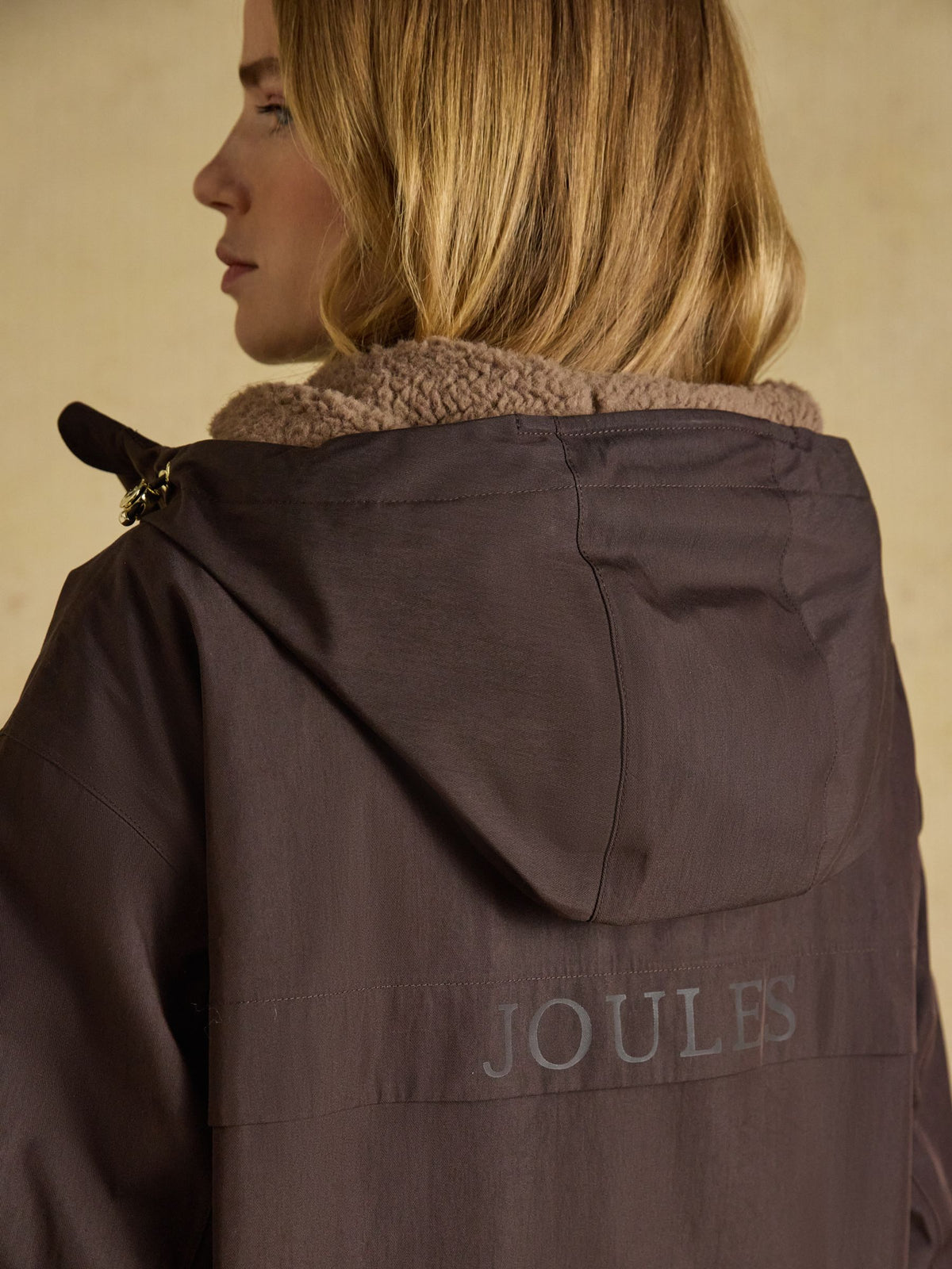 Coverall Fleece Lined Waterproof Coat - Chocolate Brown