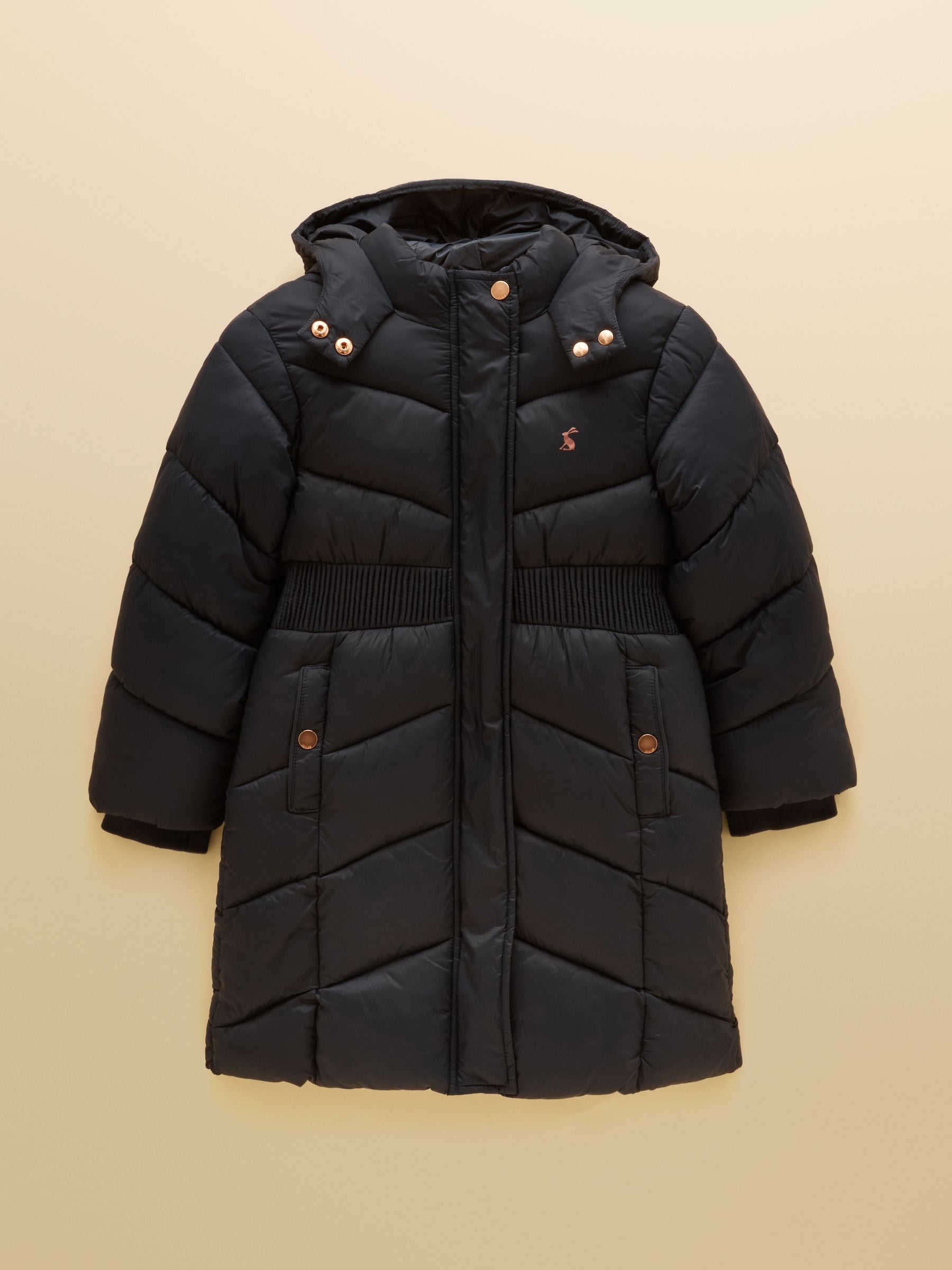 Girls' Chloe Navy Blue Showerproof Padded Coat