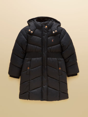 Girls' Chloe Navy Blue Showerproof Padded Coat
