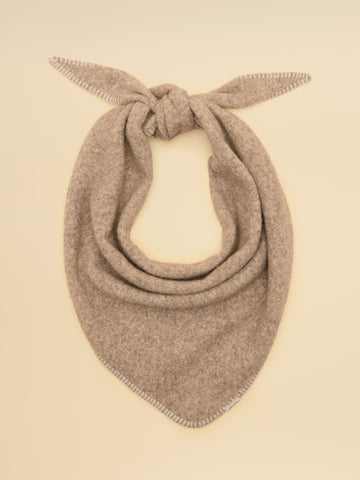 Kendra Oatmeal Triangle Scarf