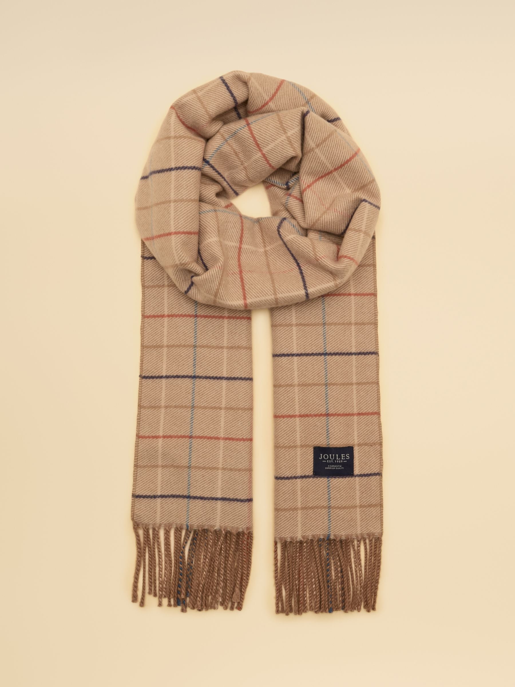 Langtree Neutral Check Scarf