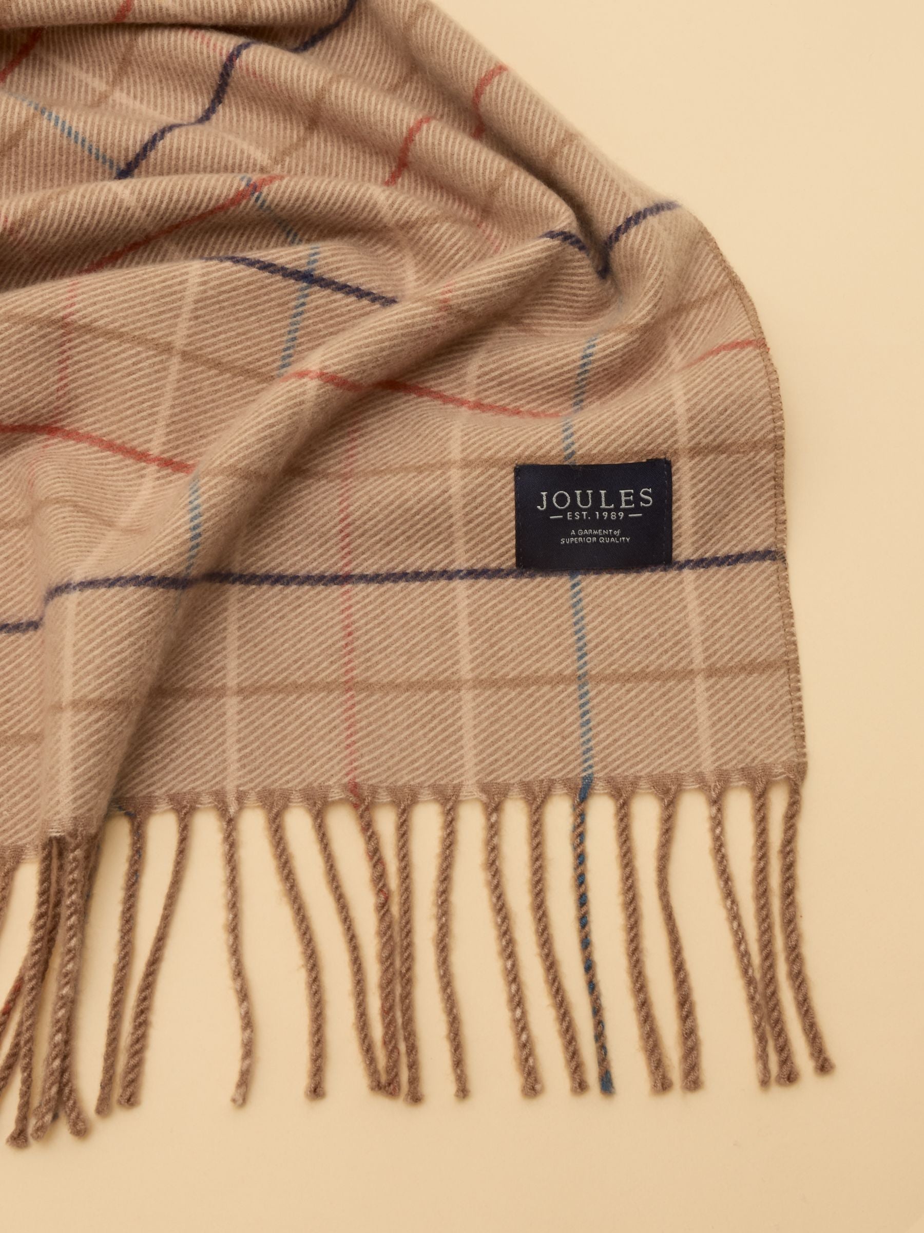 Langtree Neutral Check Scarf