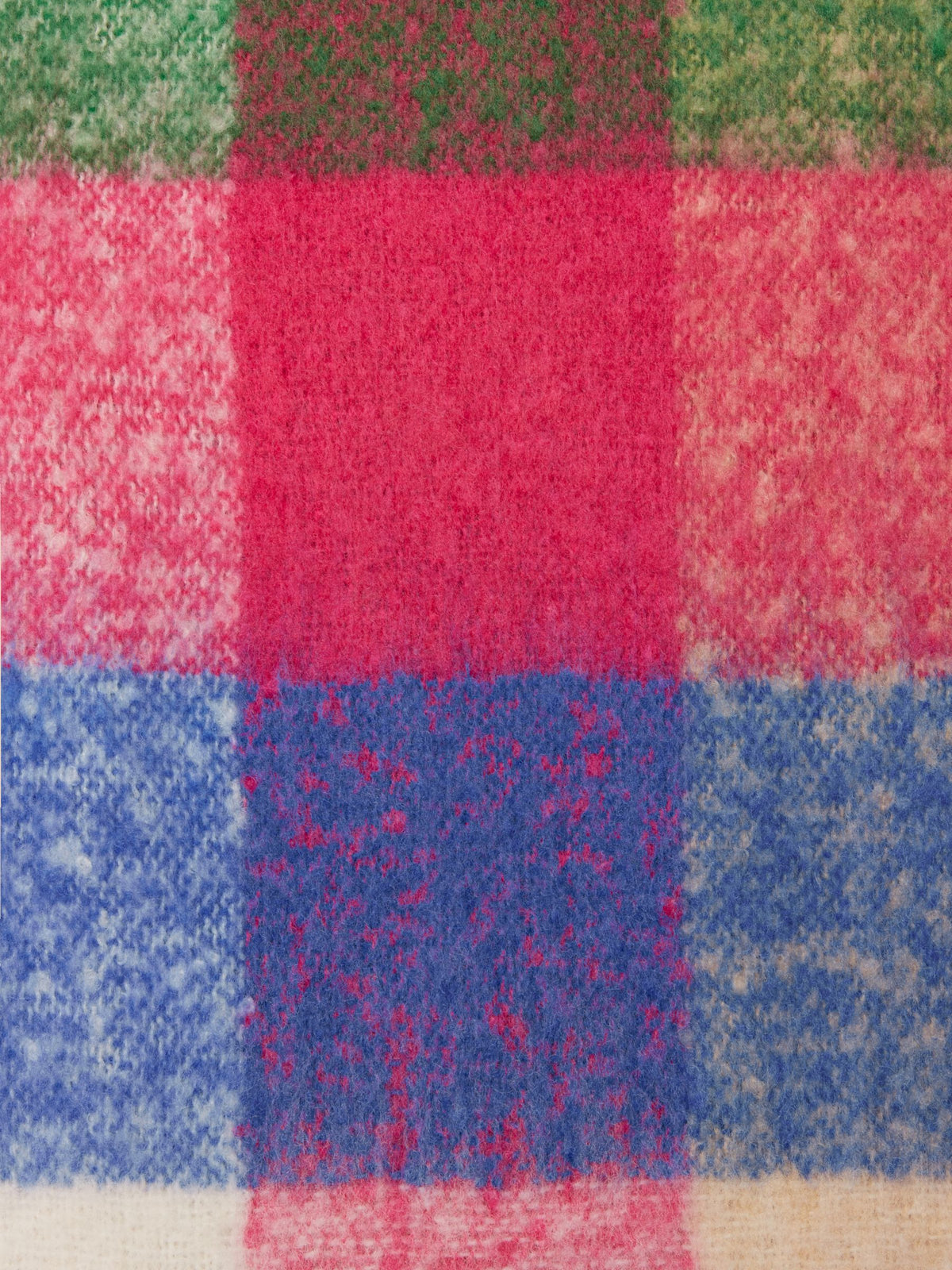 Brushed Scarf - Bright Multi Gingham