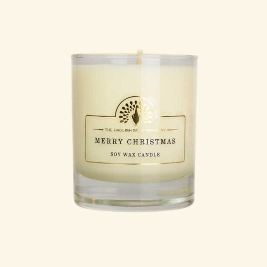 Soy Wax Candle In Glass Tumbler - Winter Village