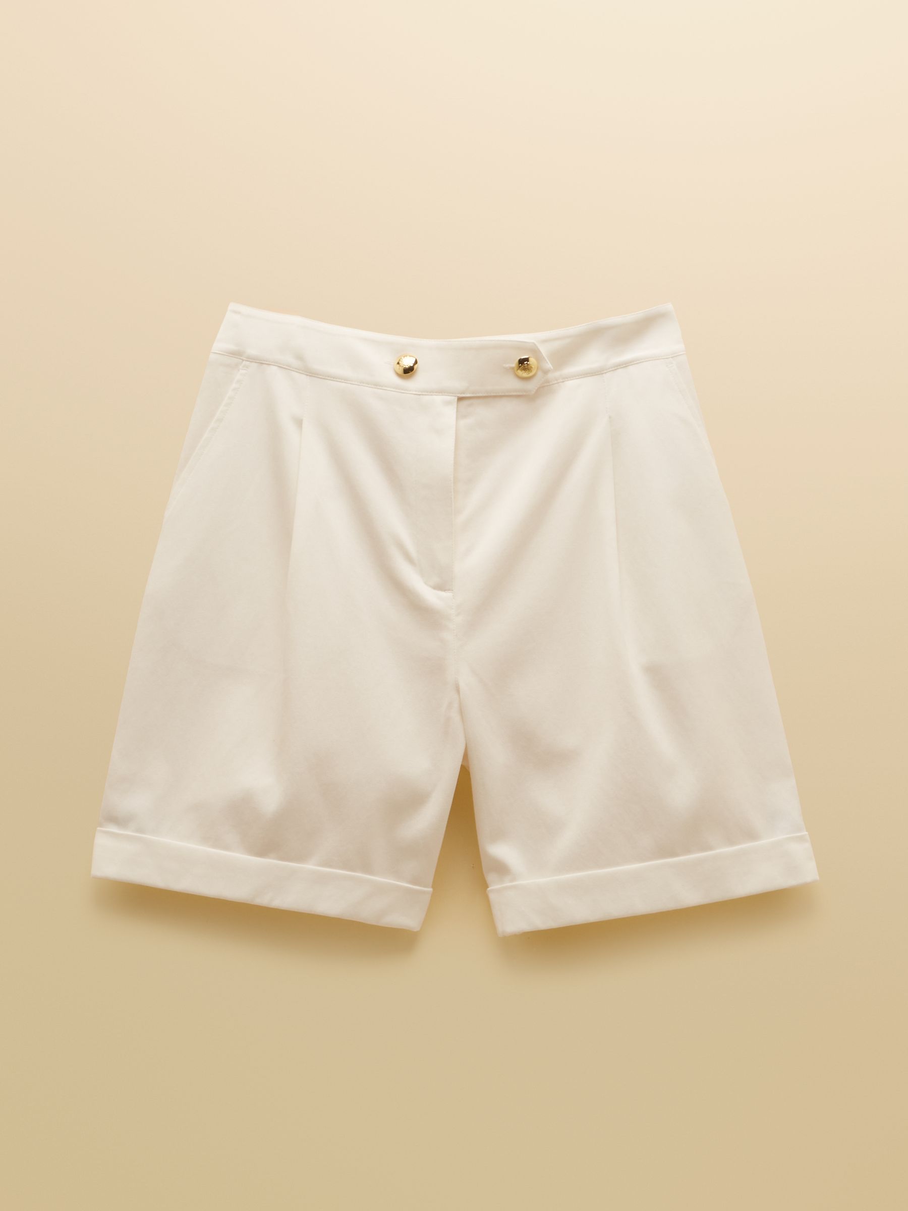 Bay White Smart Tailored Shorts