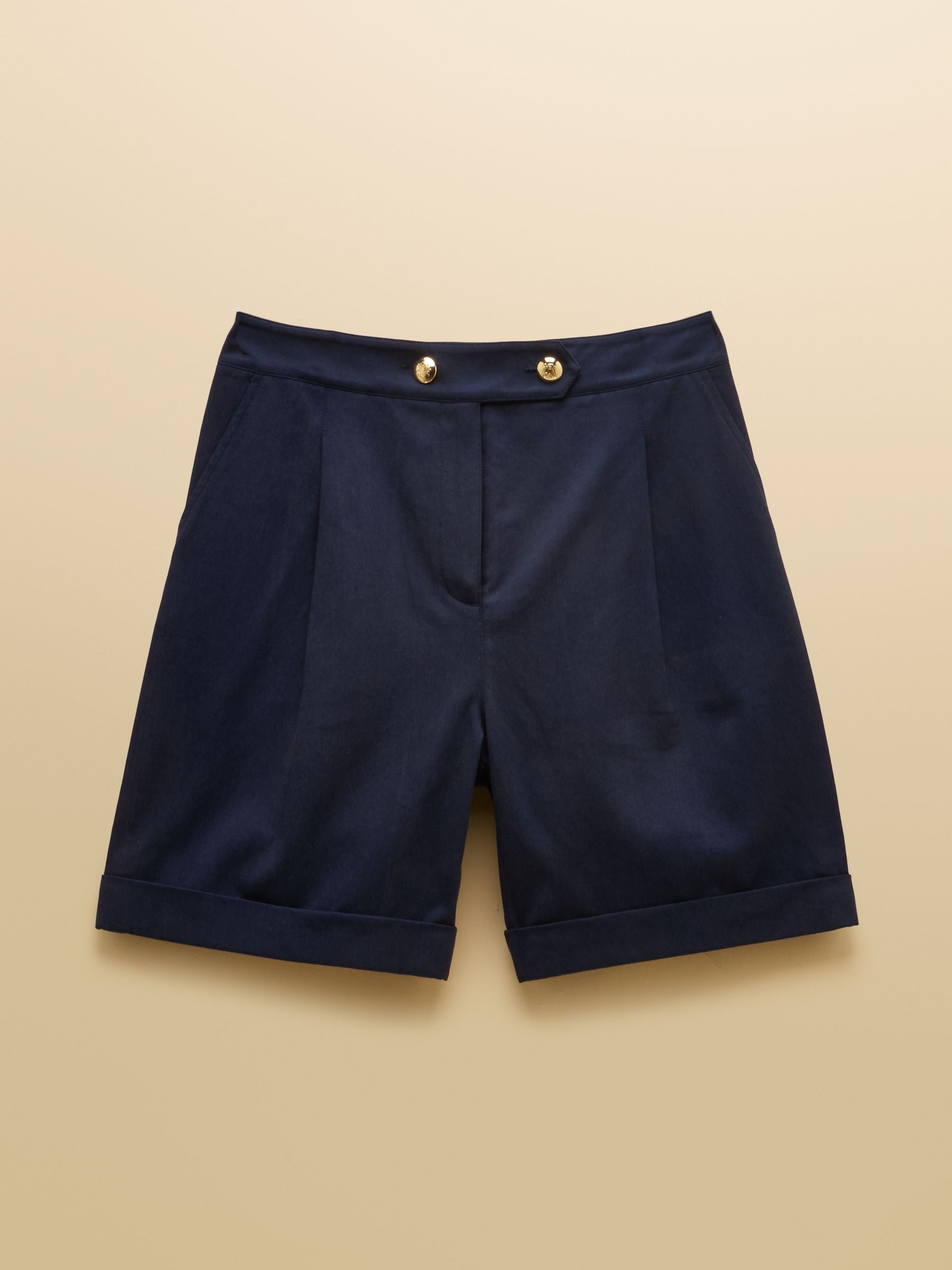 Bay Navy Smart Tailored Shorts
