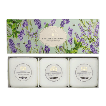 Heritage English Lavender Triple Soap Gift Box