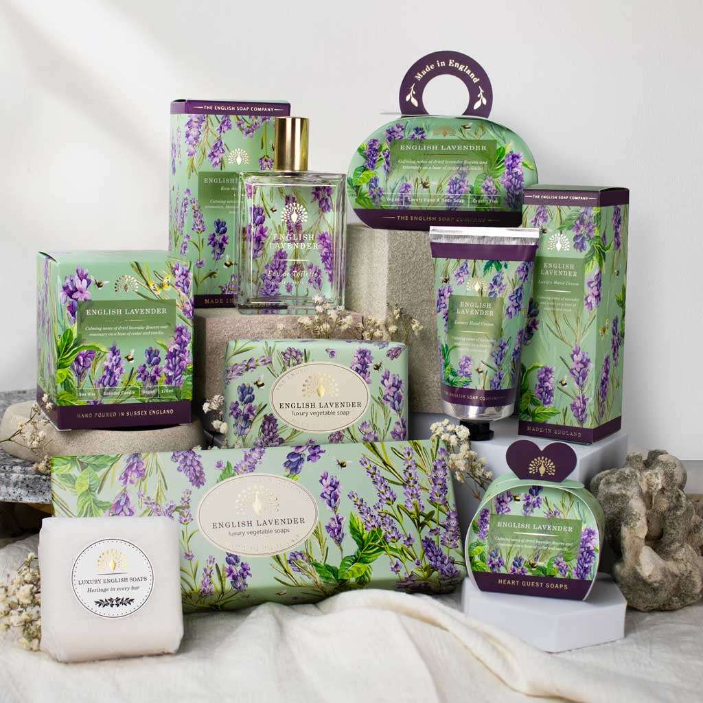 Heritage English Lavender Triple Soap Gift Box