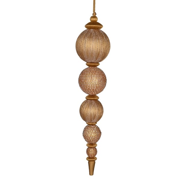 Golden Diamante Finial